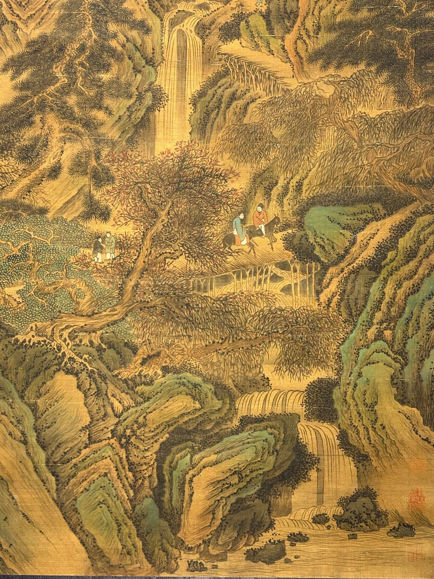 Chinese scroll painting Tang Taizong Li Shimin