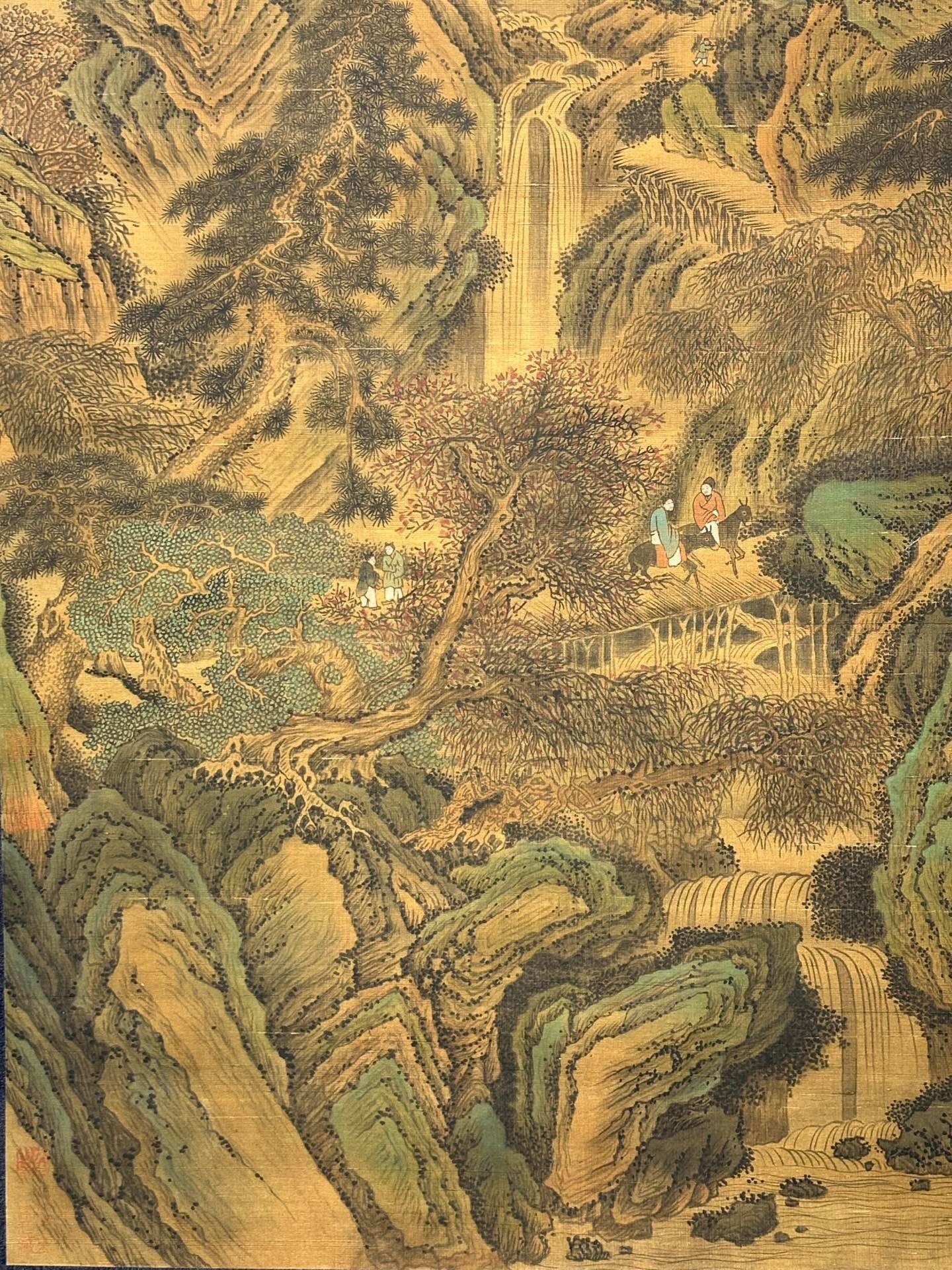 Chinese scroll painting Tang Taizong Li Shimin