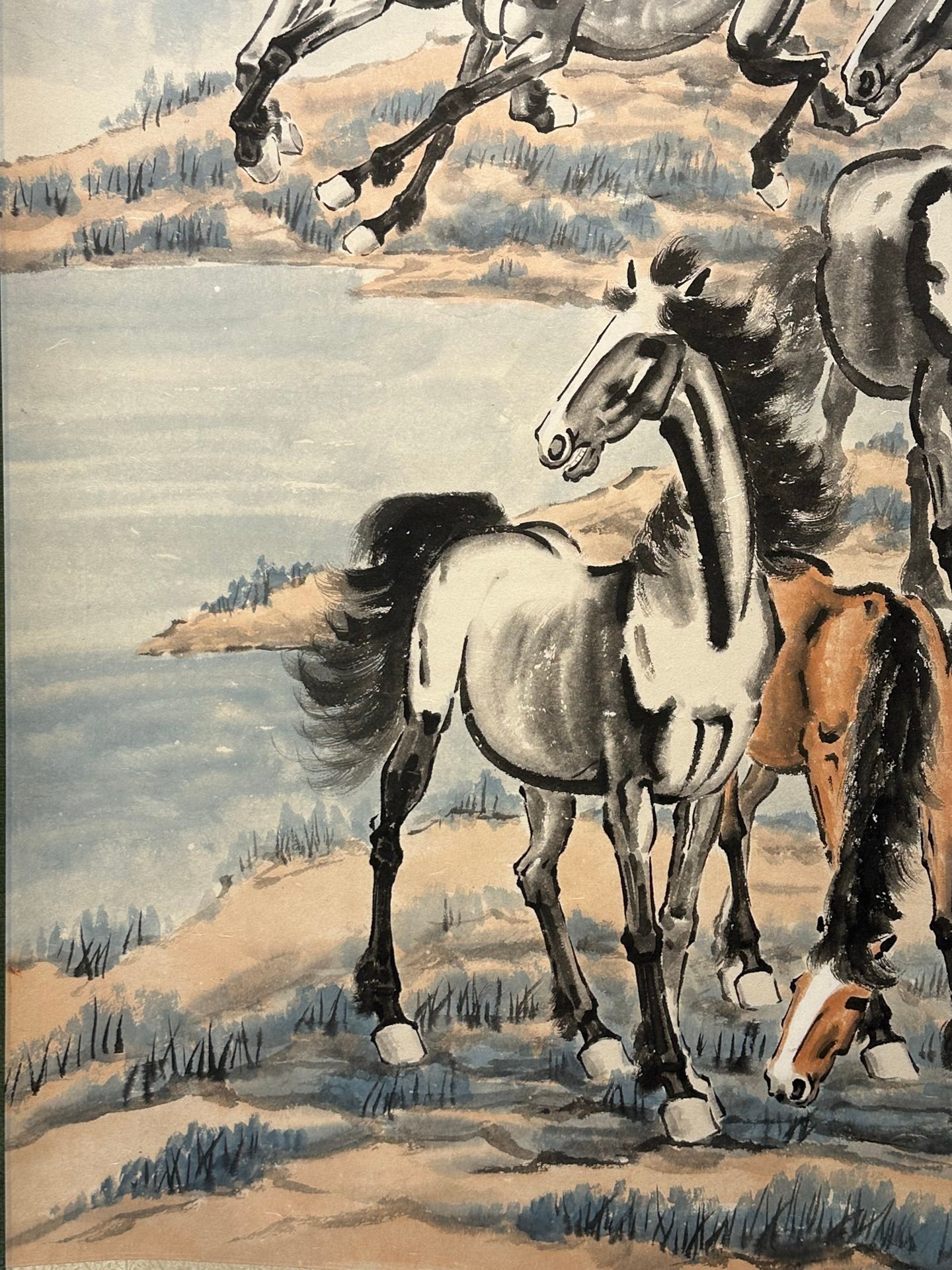 Chinese scroll painting Xu Beihong