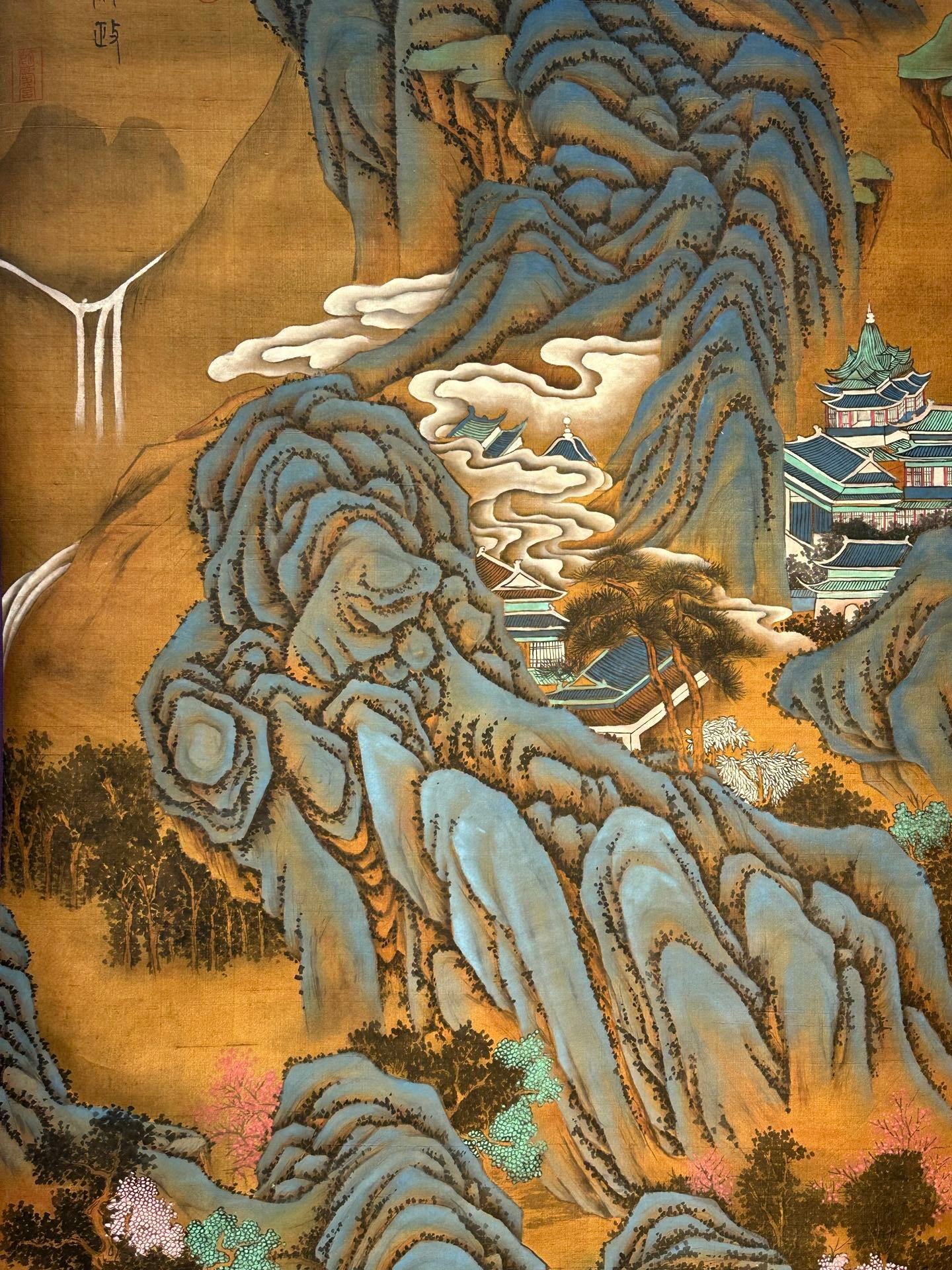 Chinese scroll painting Qin Shi Huang Ying Zheng