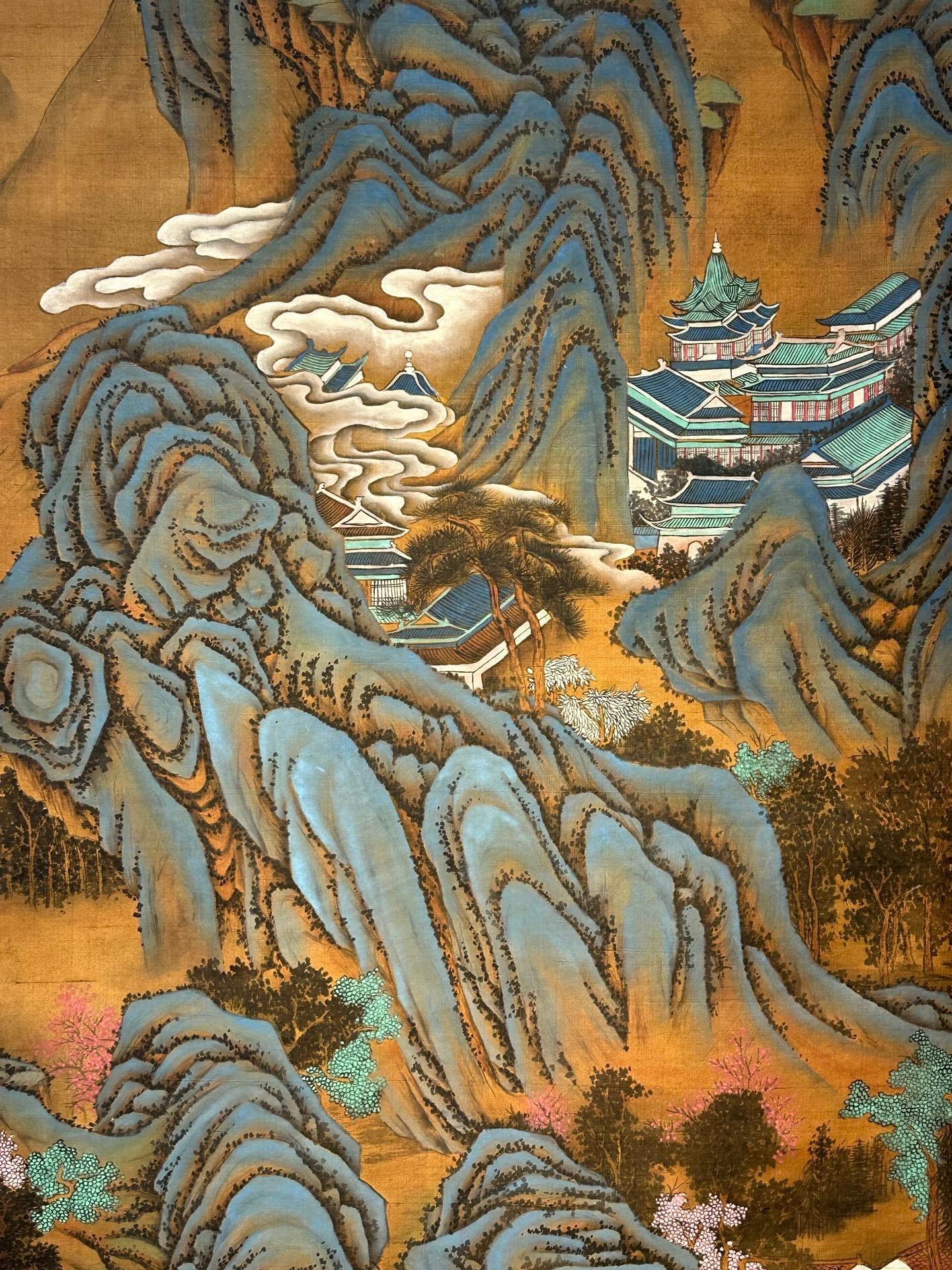 Chinese scroll painting Qin Shi Huang Ying Zheng