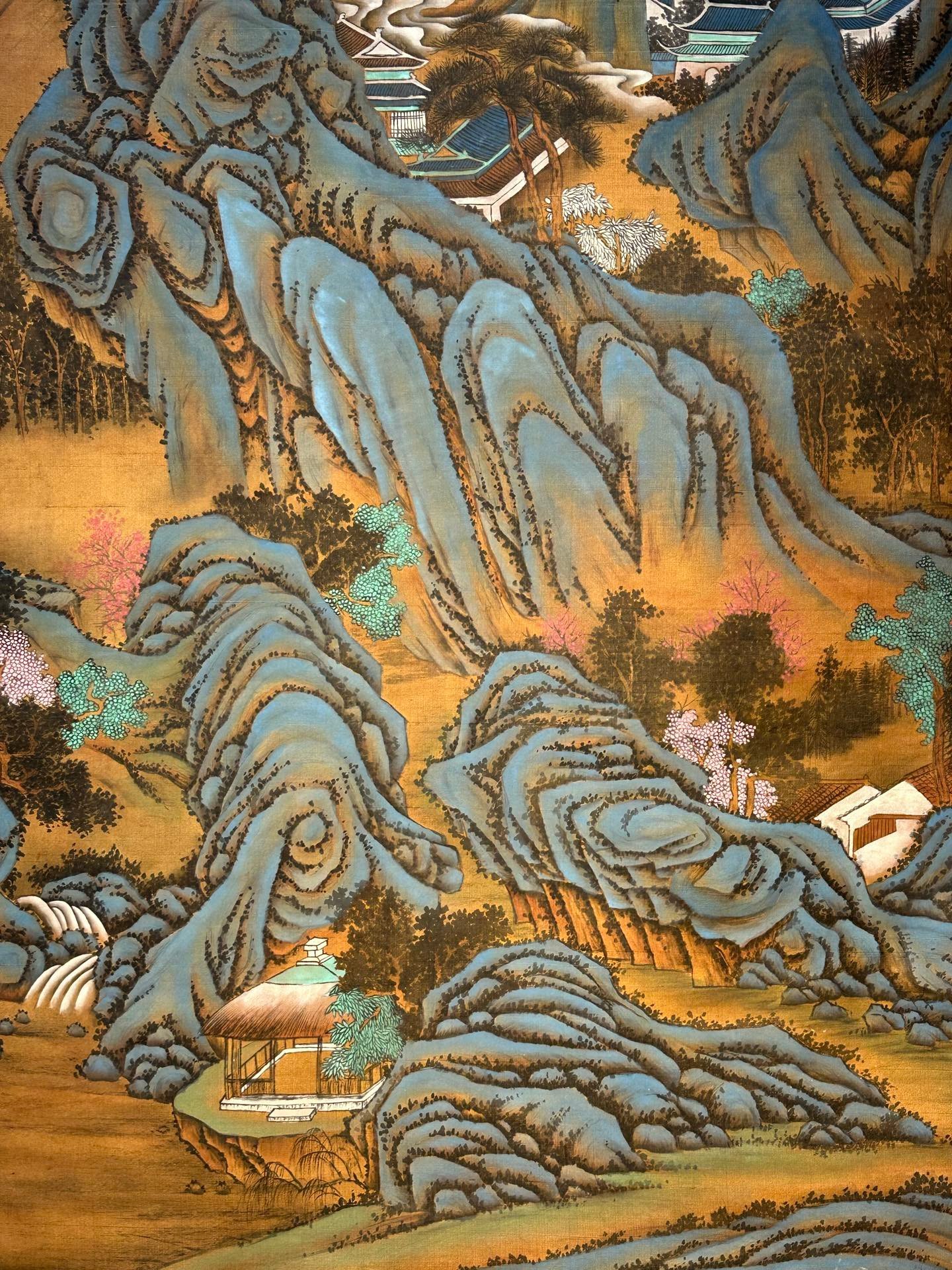 Chinese scroll painting Qin Shi Huang Ying Zheng