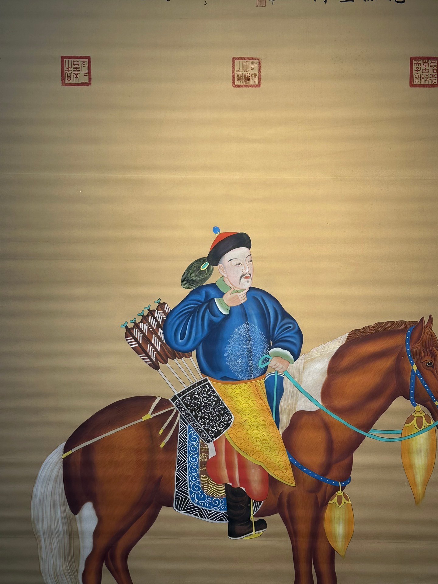 Chinese scroll painting Giuseppe