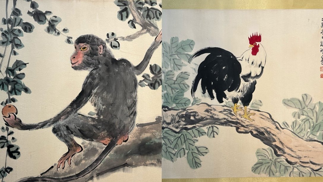 Chinese scroll painting Xu Beihong