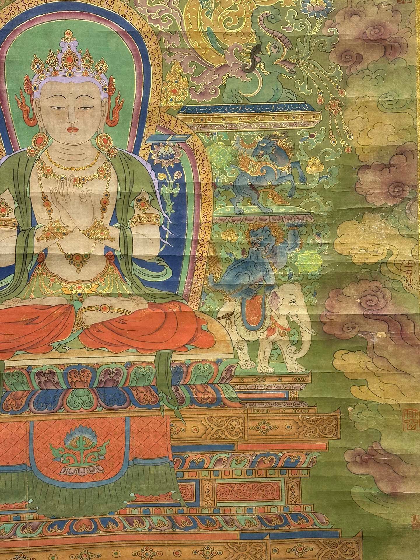 Chinese scroll painting Wu Daozi