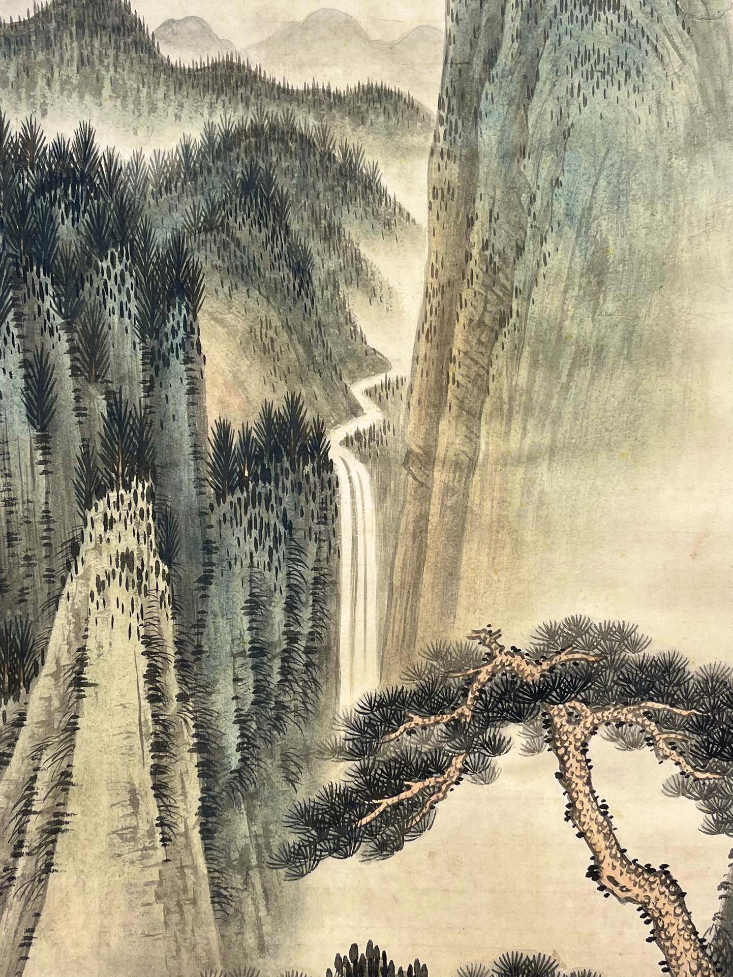 Chinese scroll painting Zhang Daqian
