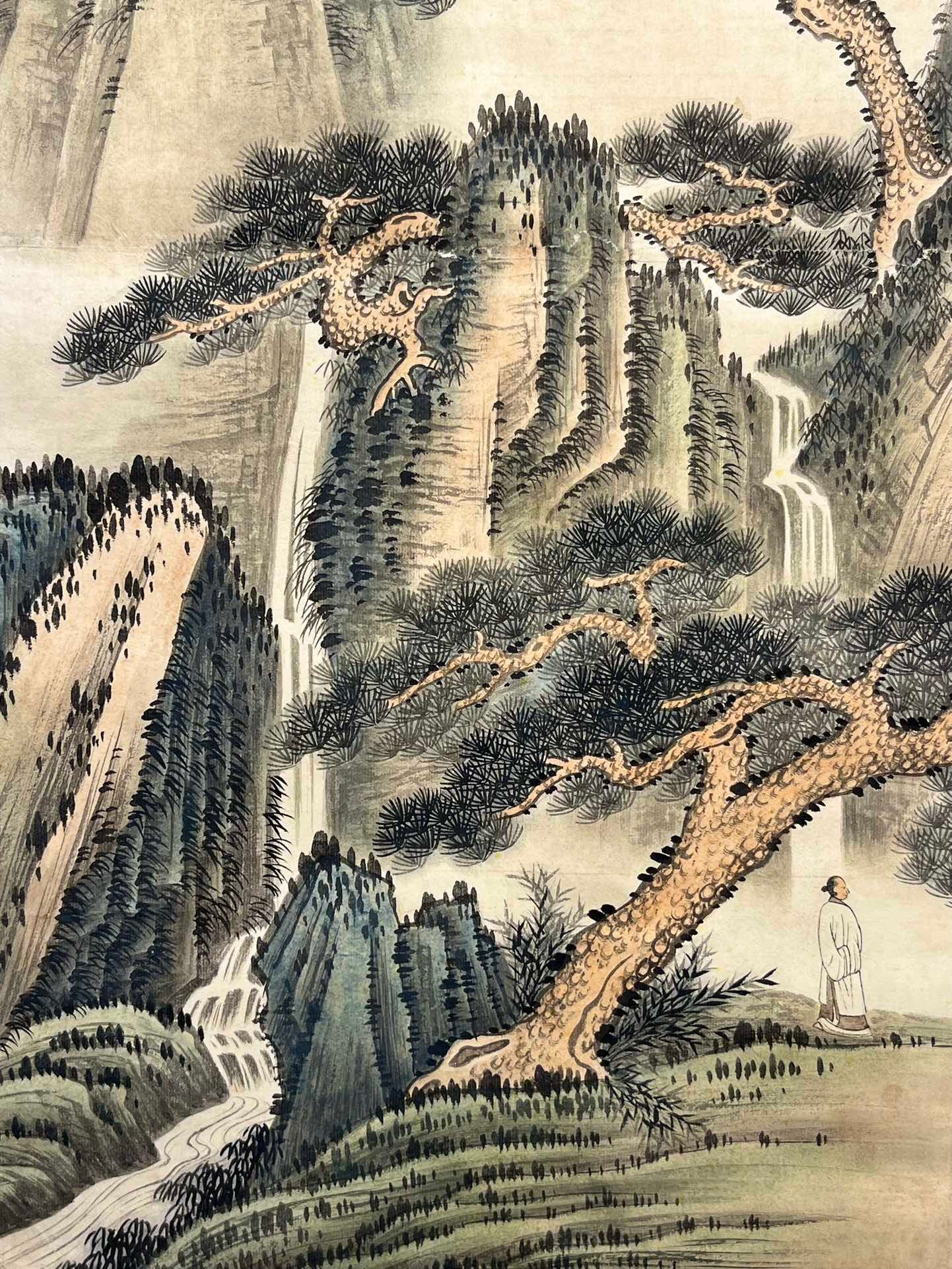 Chinese scroll painting Zhang Daqian