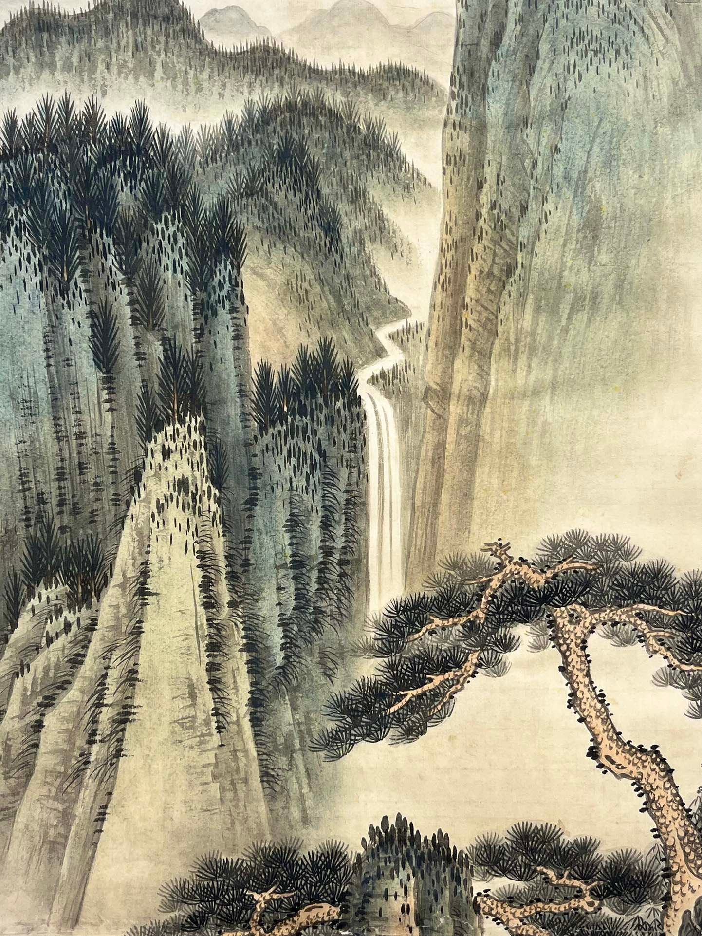 Chinese scroll painting Zhang Daqian