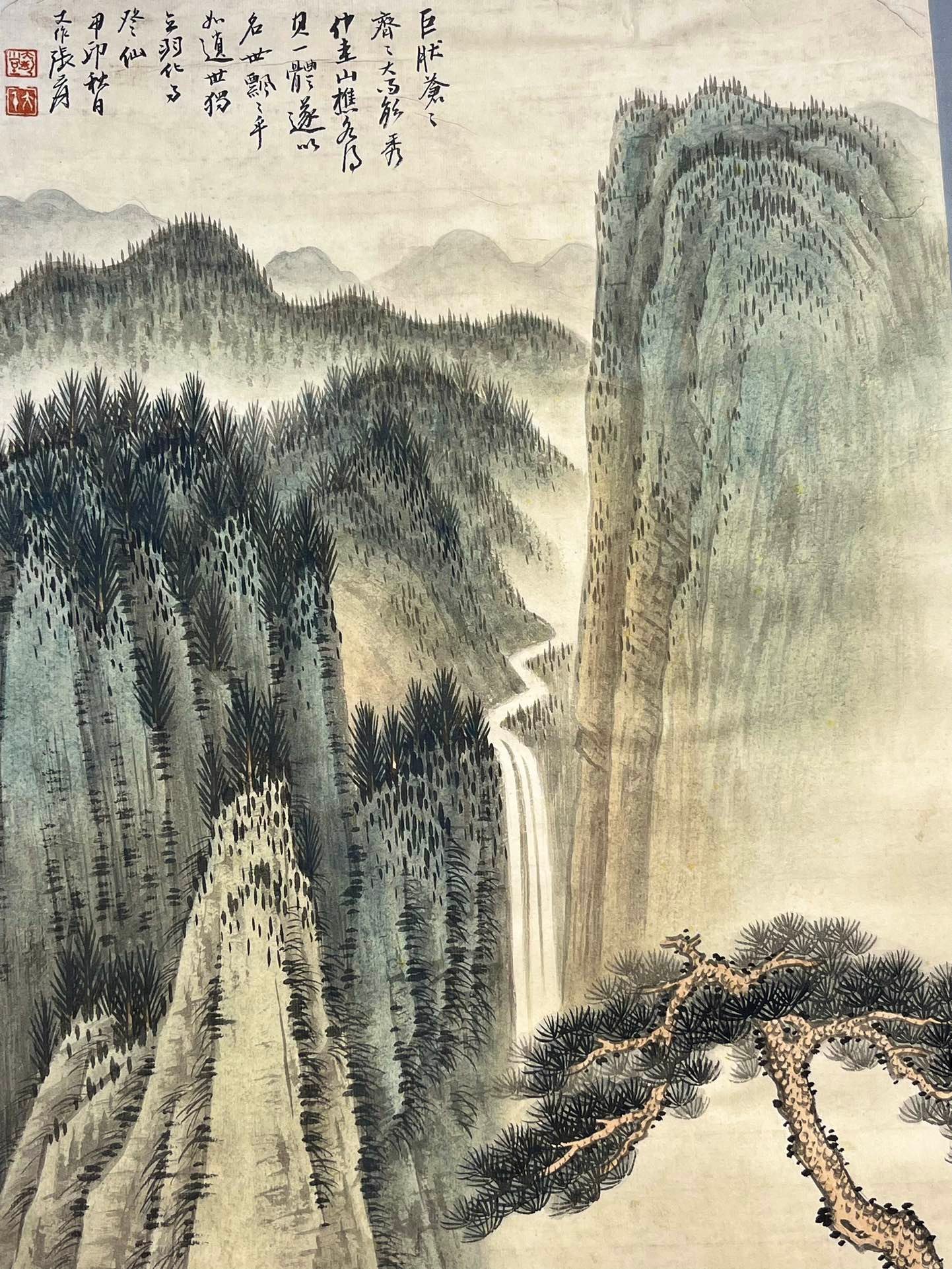 Chinese scroll painting Zhang Daqian