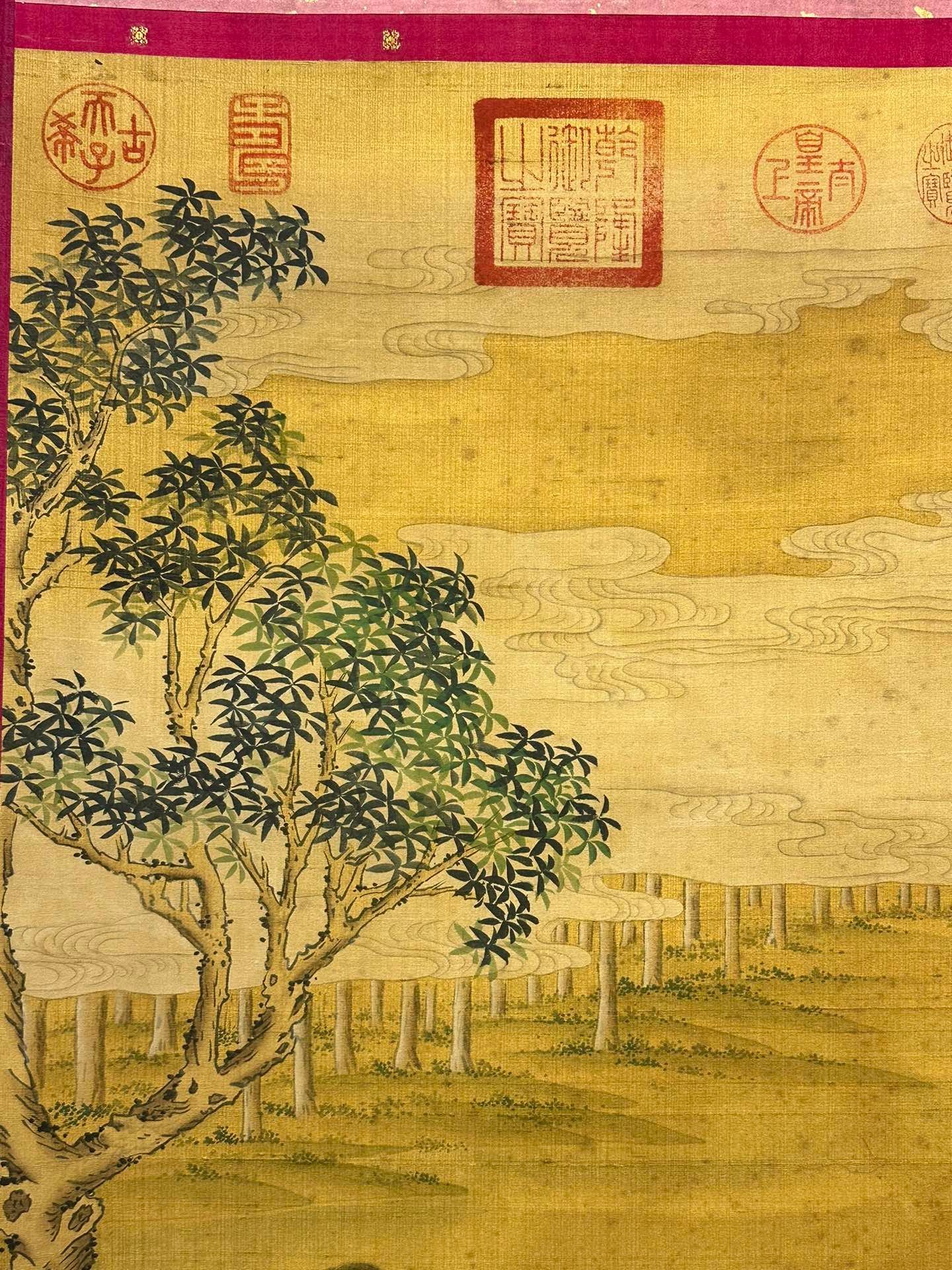 Chinese scroll painting Leng Mei