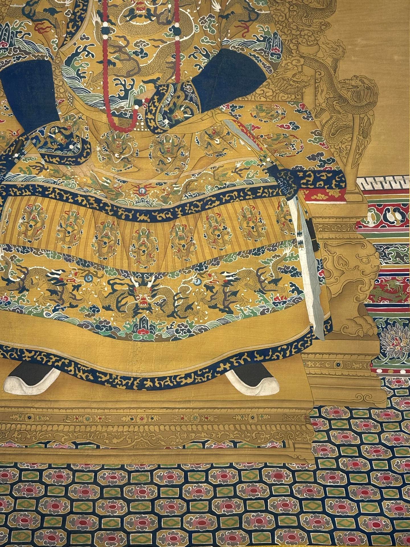 Chinese scroll painting Giuseppe