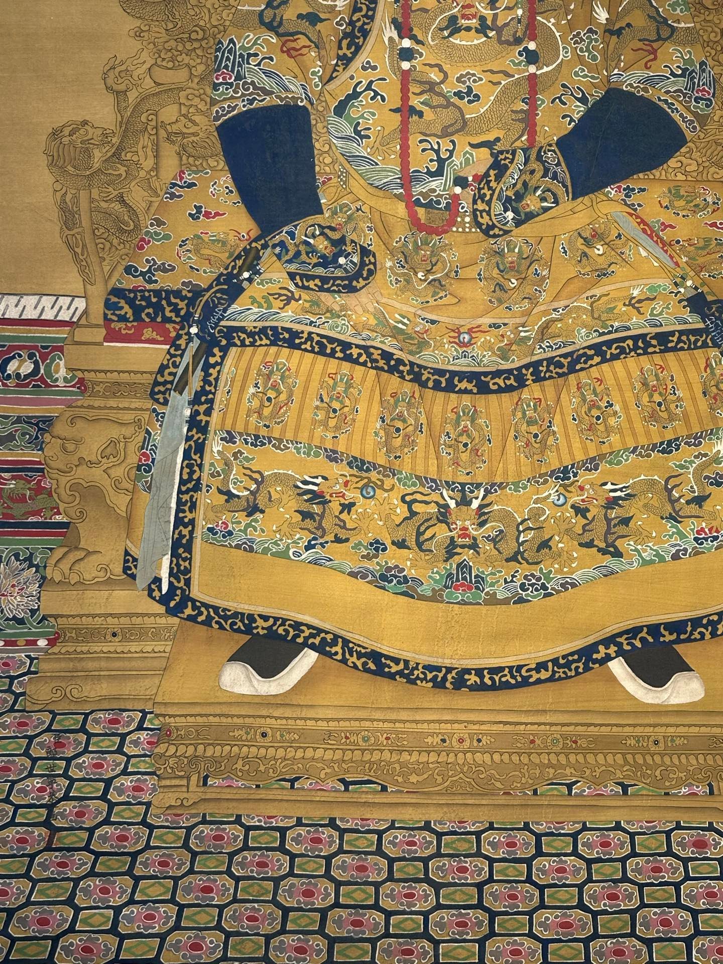 Chinese scroll painting Giuseppe