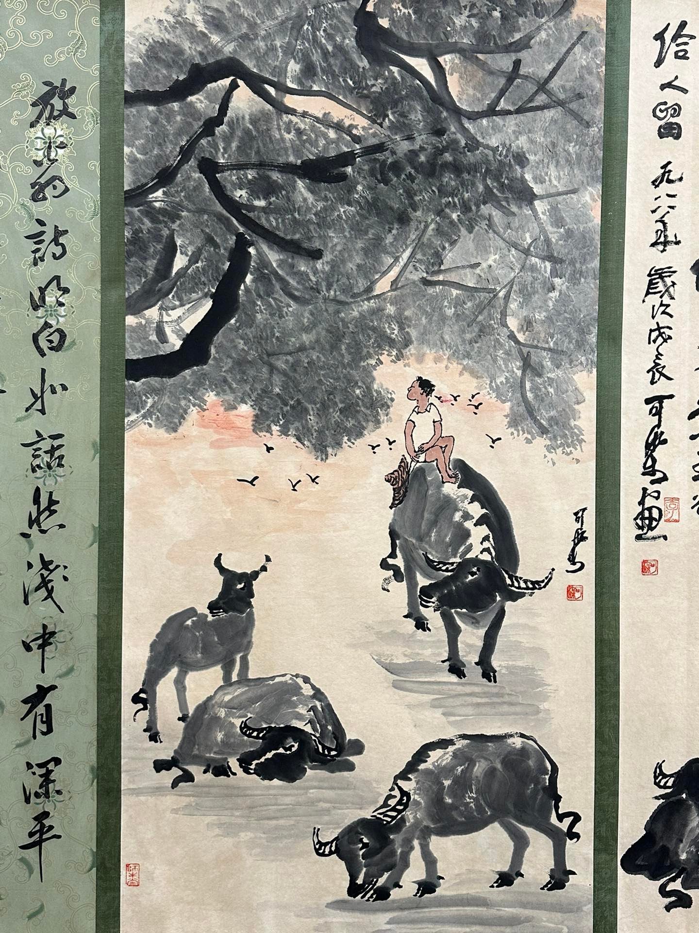 Chinese scroll painting Li Keran