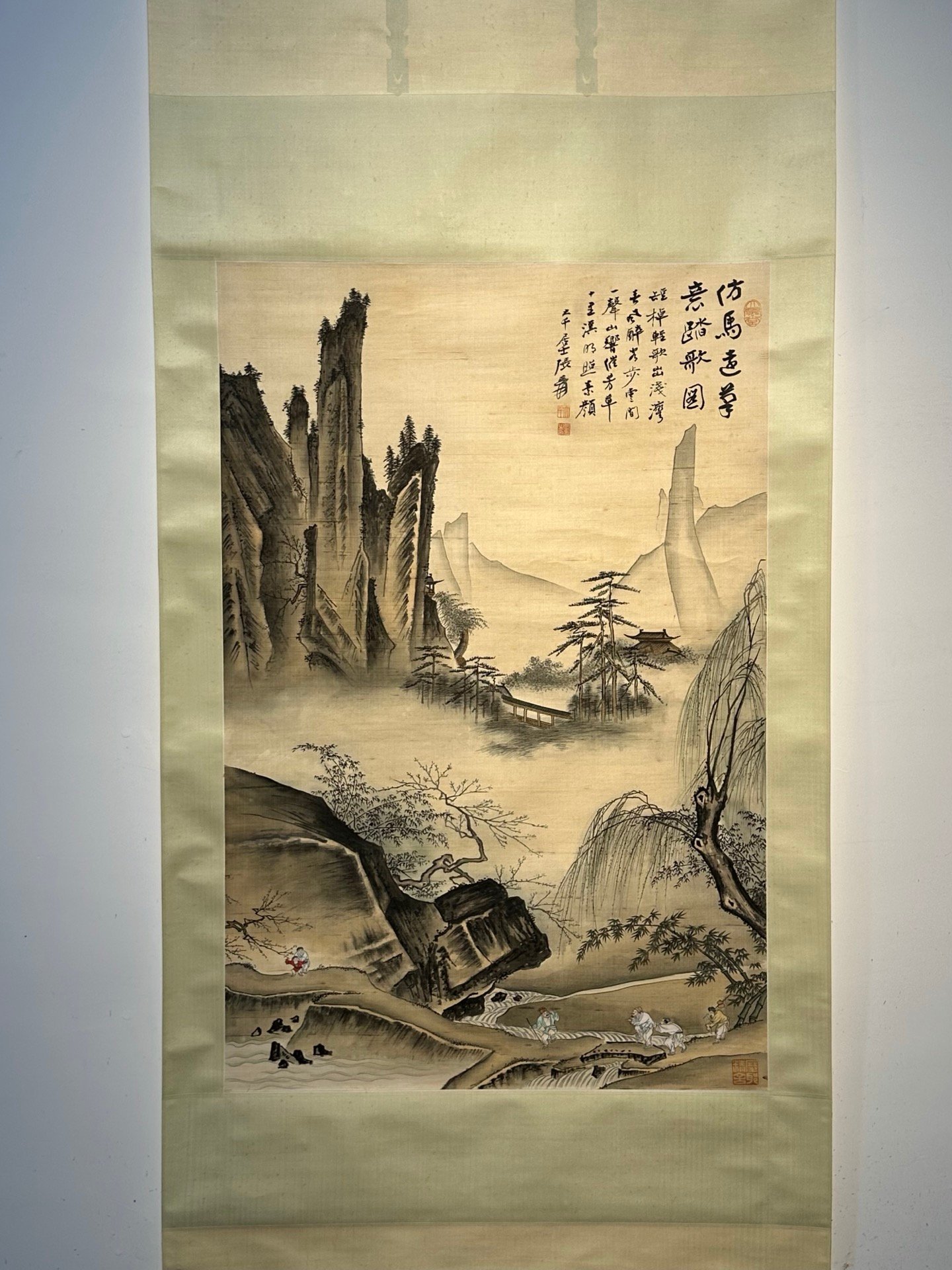 Chinese scroll painting Zhang Daqian