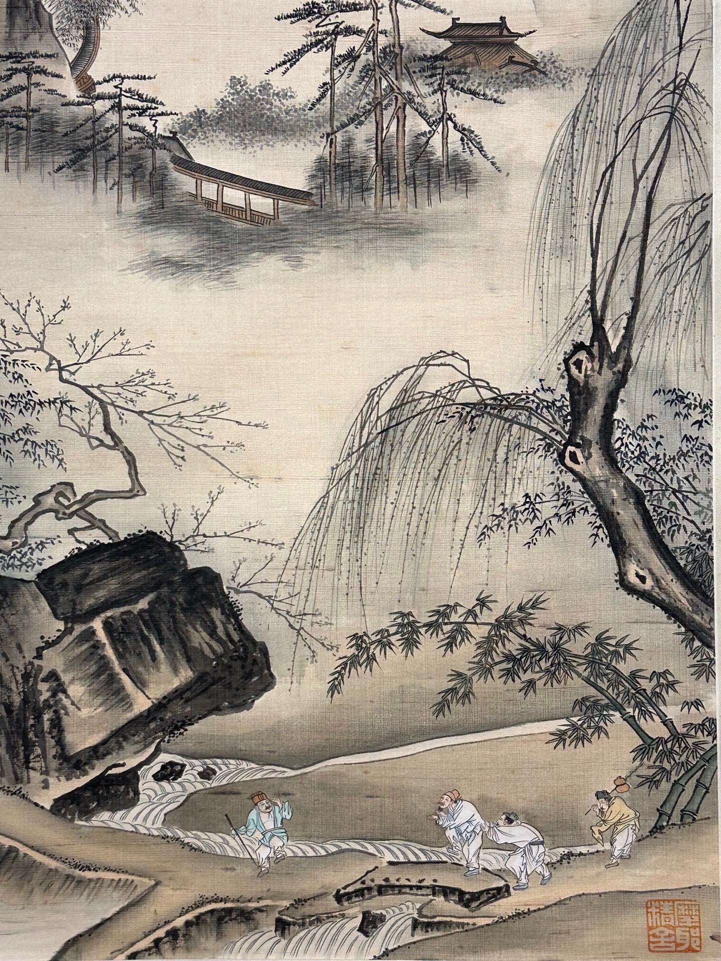 Chinese scroll painting Zhang Daqian
