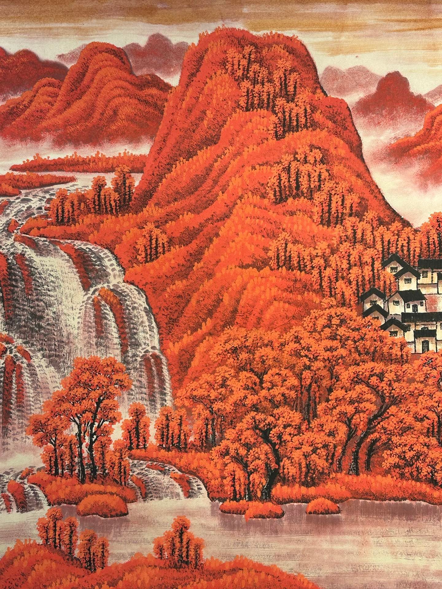Chinese scroll painting Li Keran