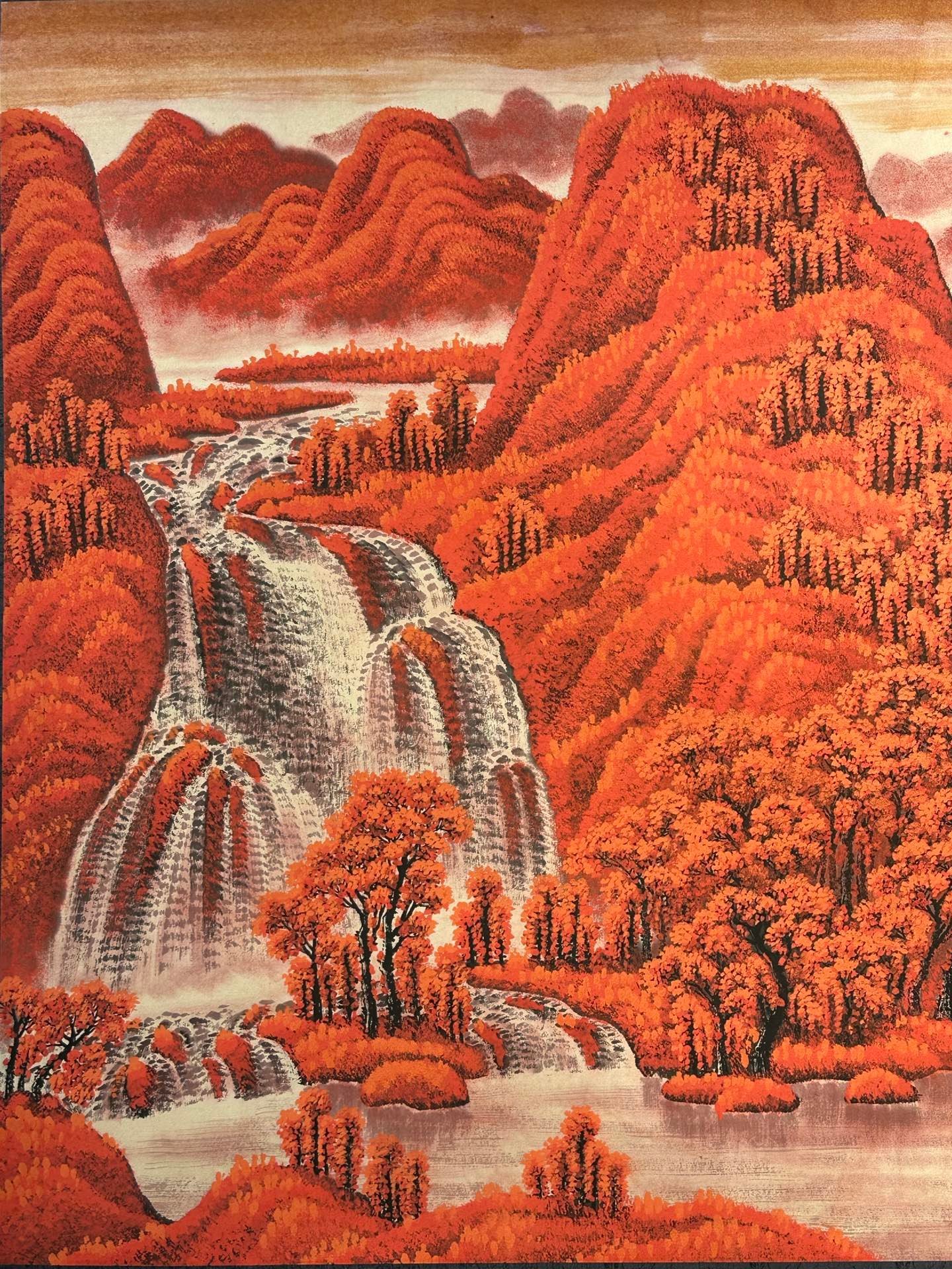 Chinese scroll painting Li Keran