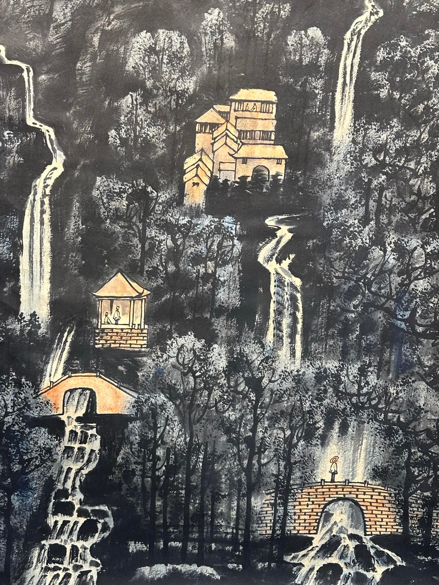 Chinese scroll painting Li Keran