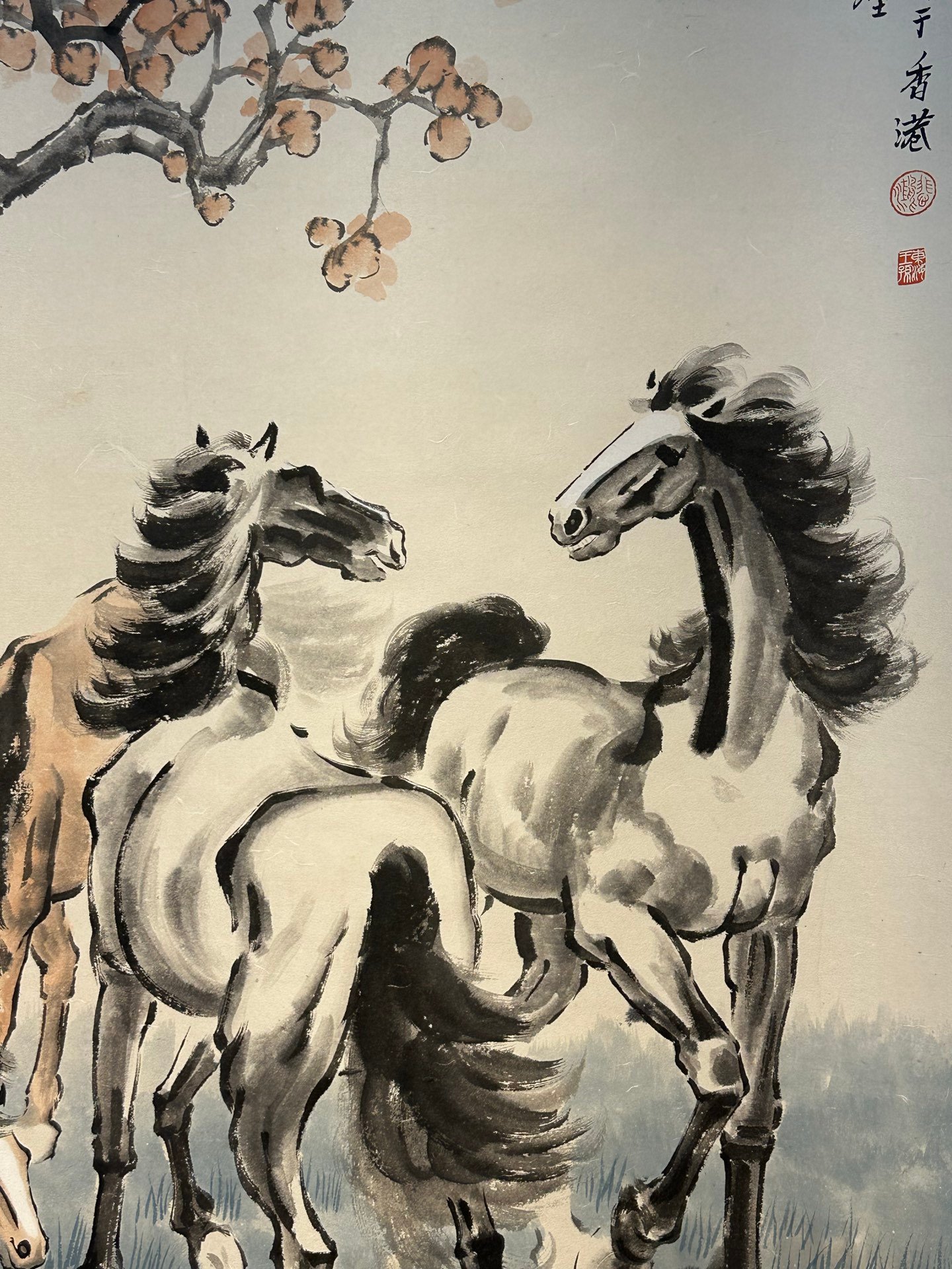 Chinese scroll painting Xu Beihong
