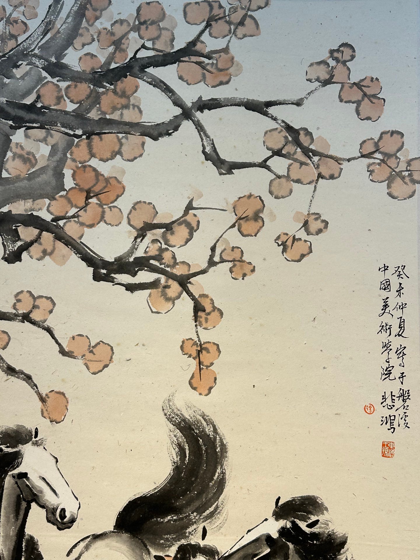 Chinese scroll painting Xu Beihong