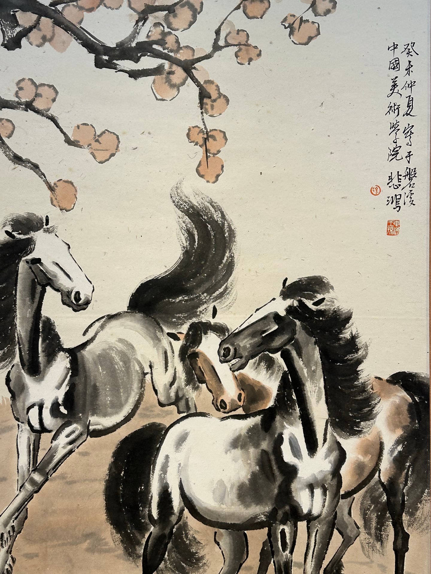 Chinese scroll painting Xu Beihong