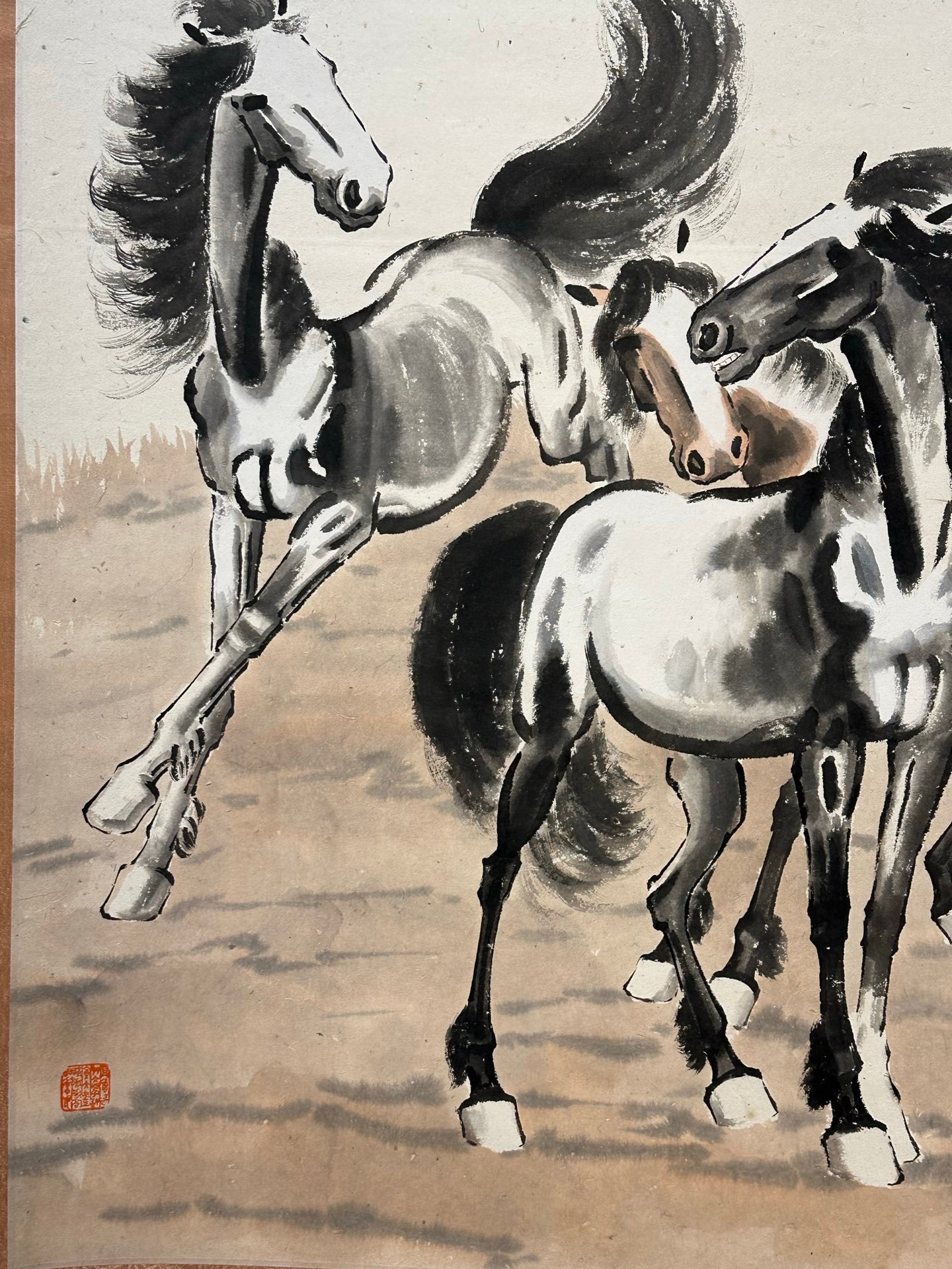 Chinese scroll painting Xu Beihong
