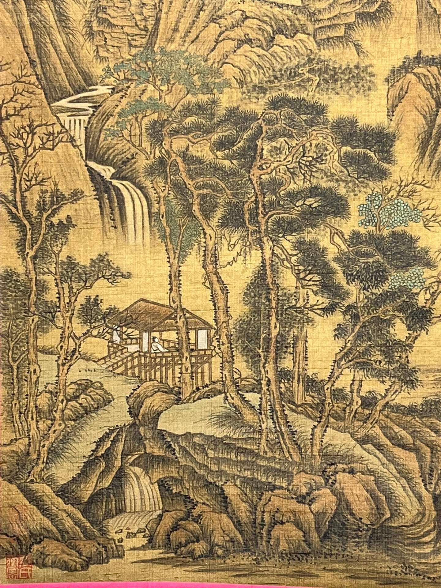 Chinese scroll painting Lu Zhi