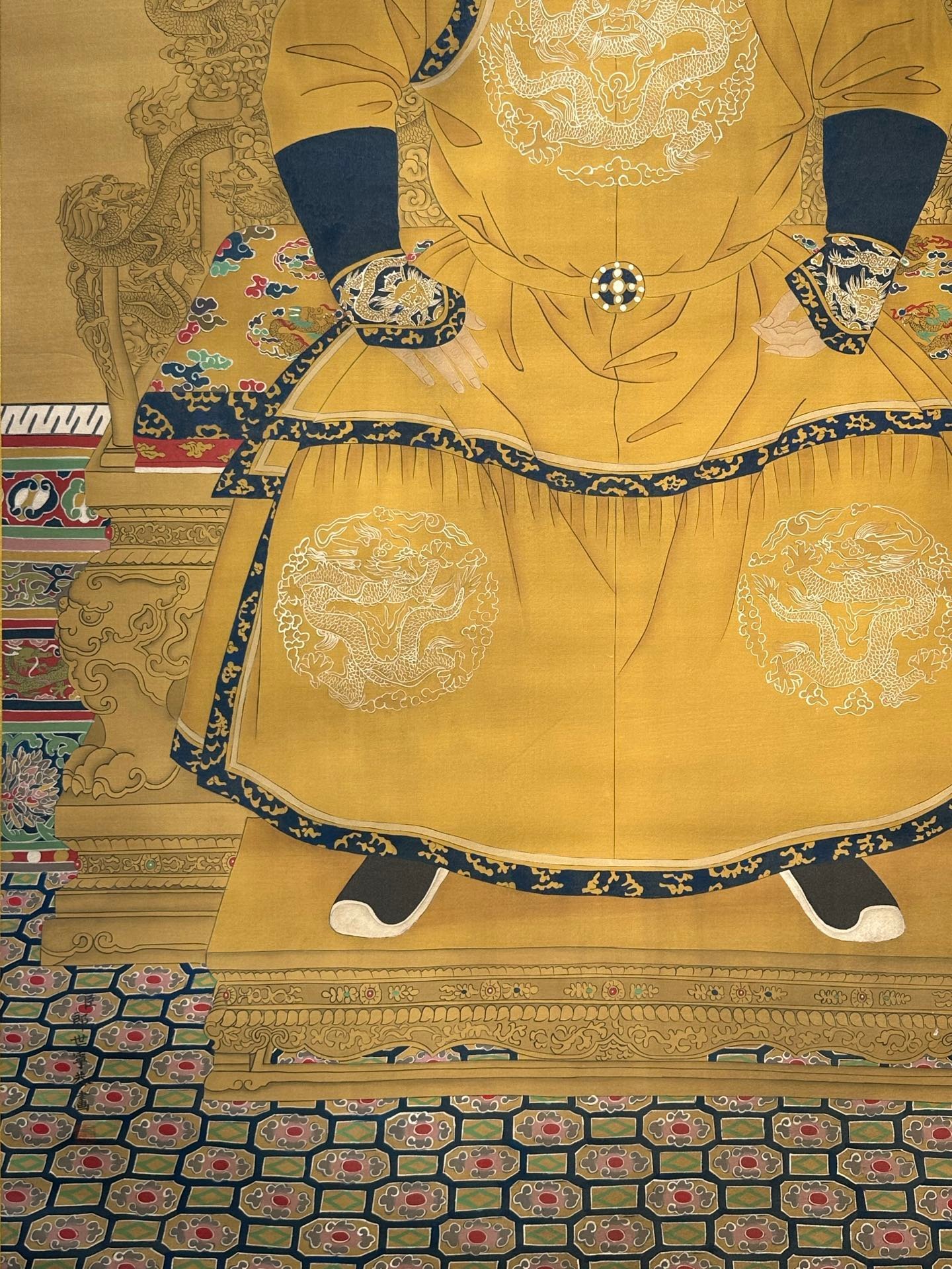Chinese scroll painting Giuseppe