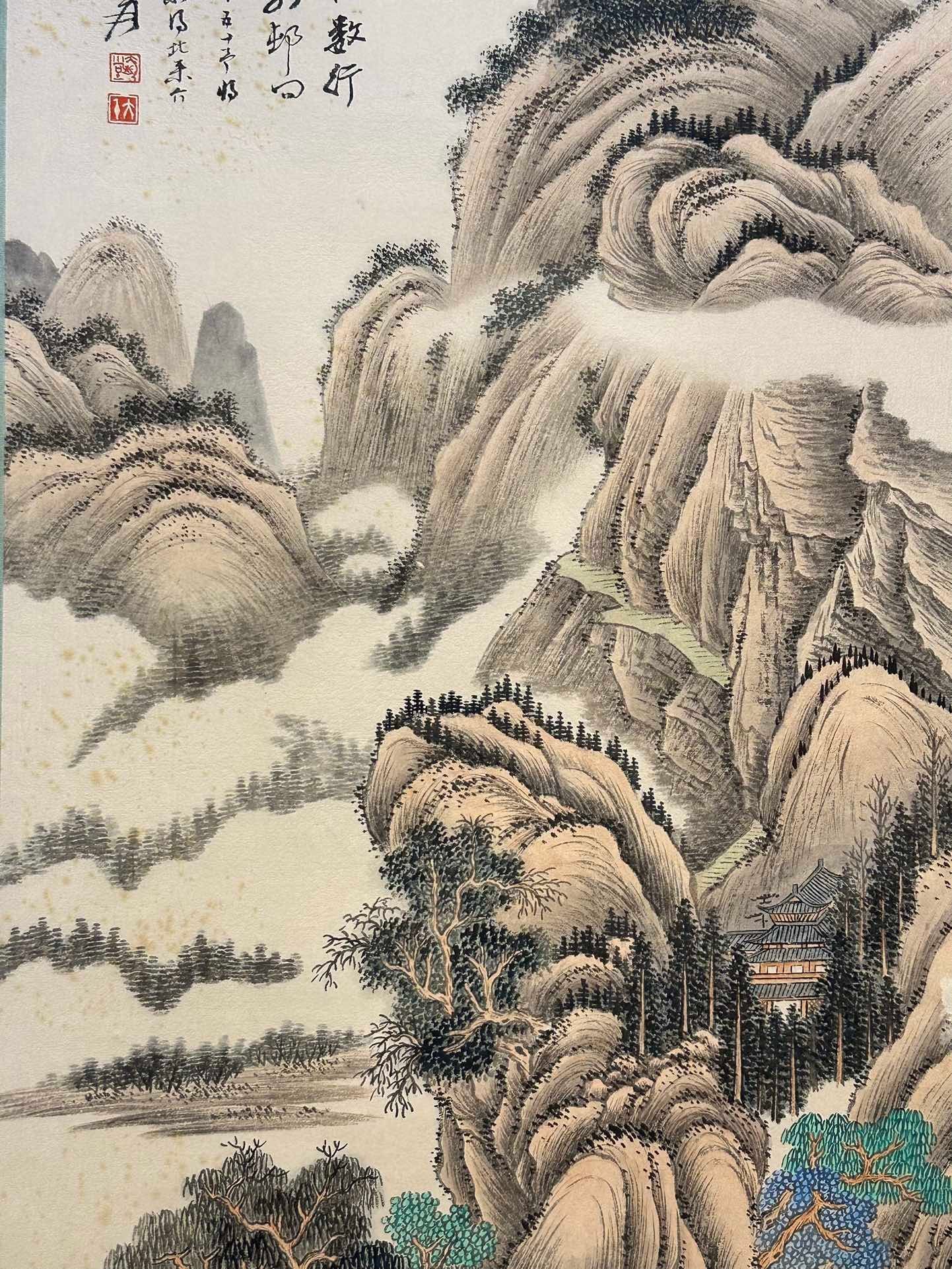 Chinese scroll painting Zhang Daqian