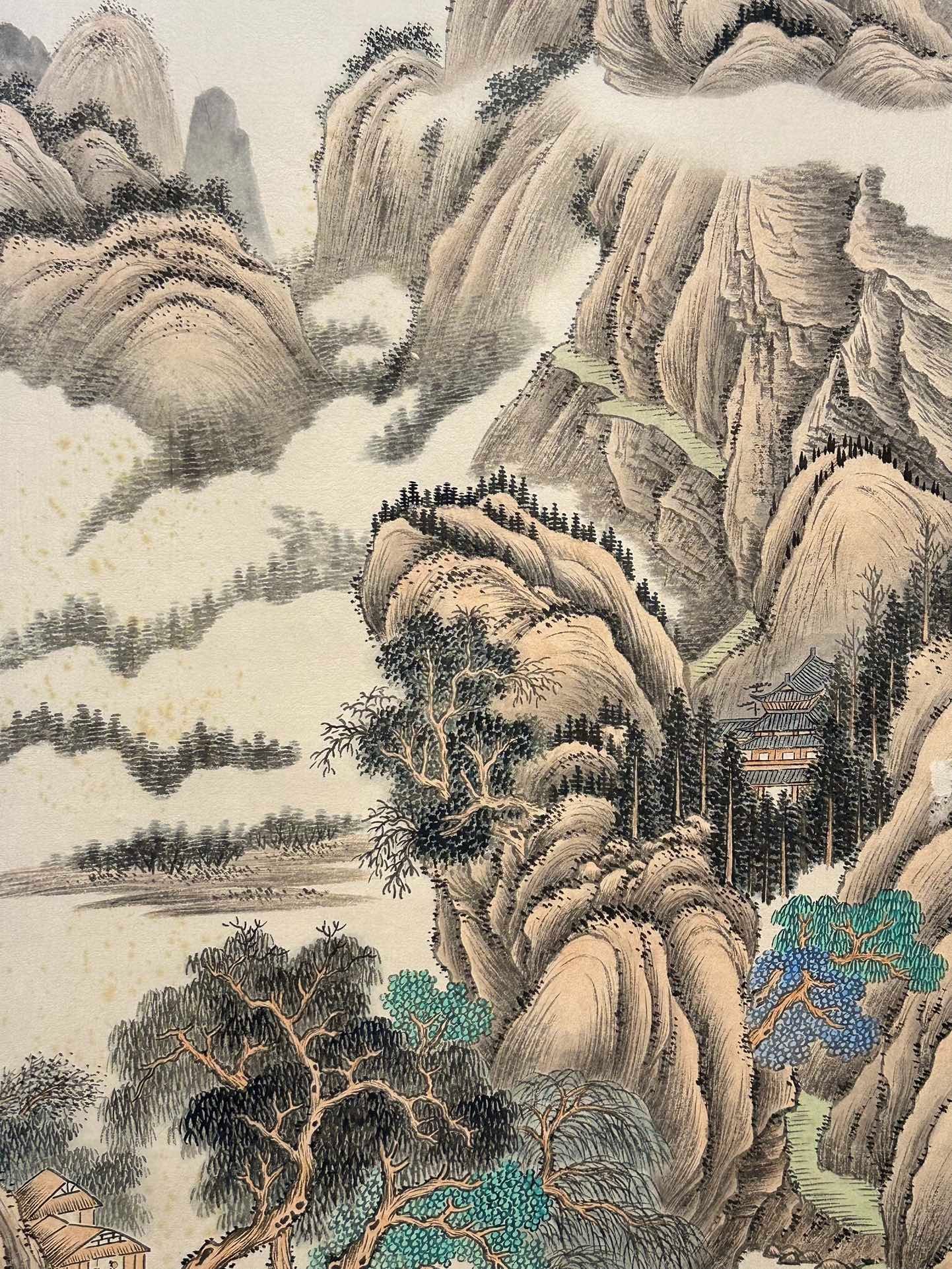 Chinese scroll painting Zhang Daqian
