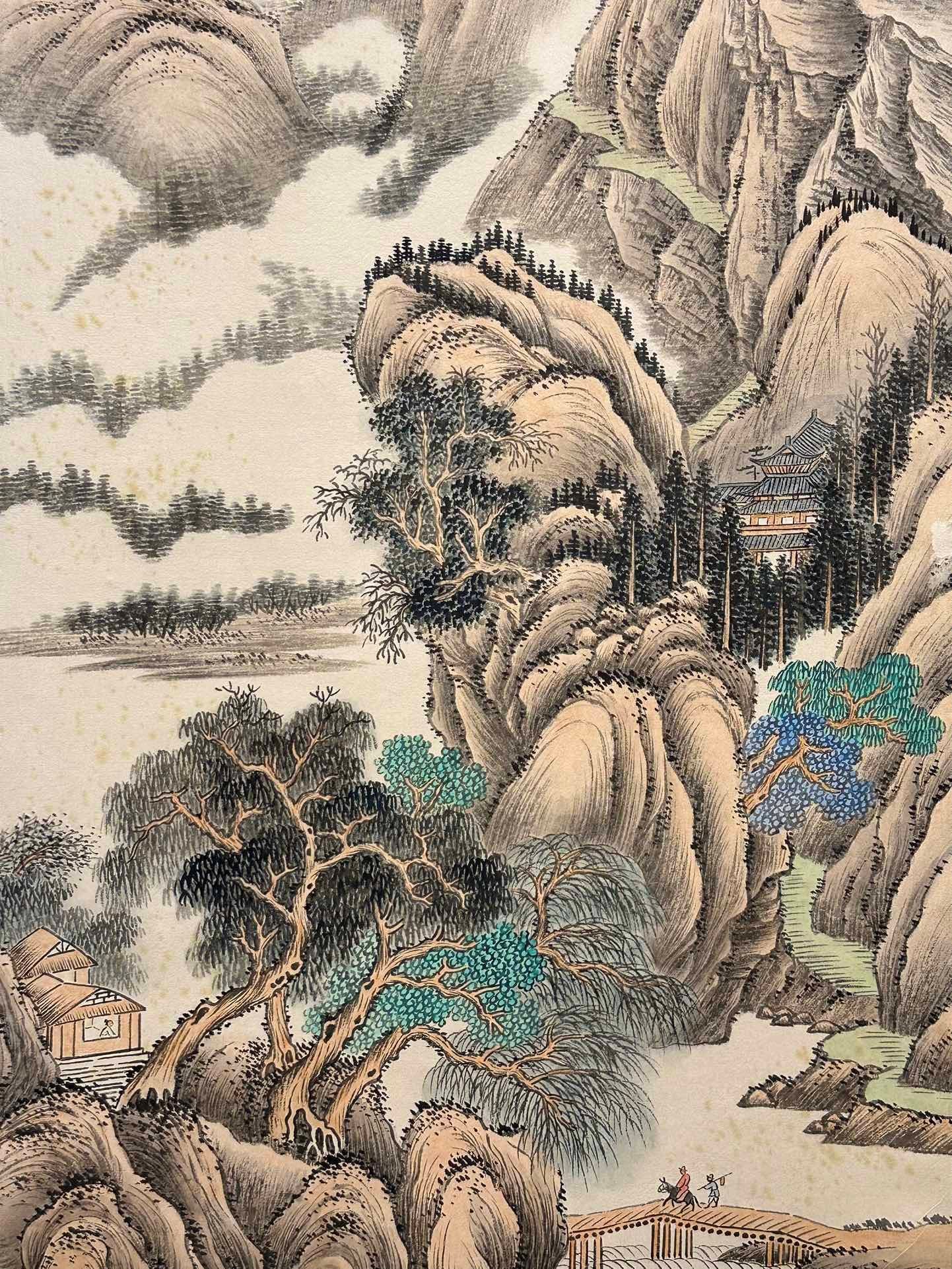 Chinese scroll painting Zhang Daqian