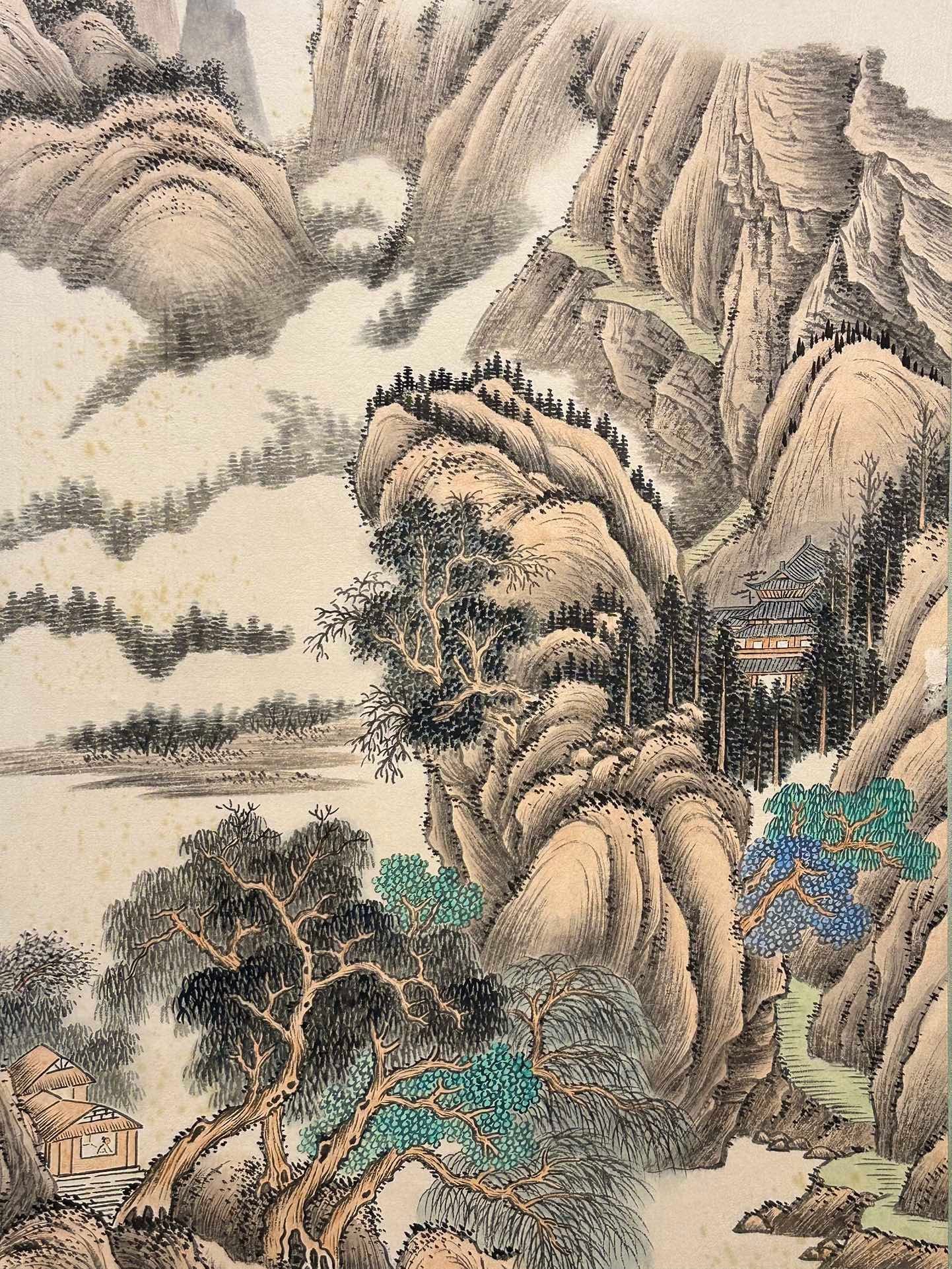 Chinese scroll painting Zhang Daqian