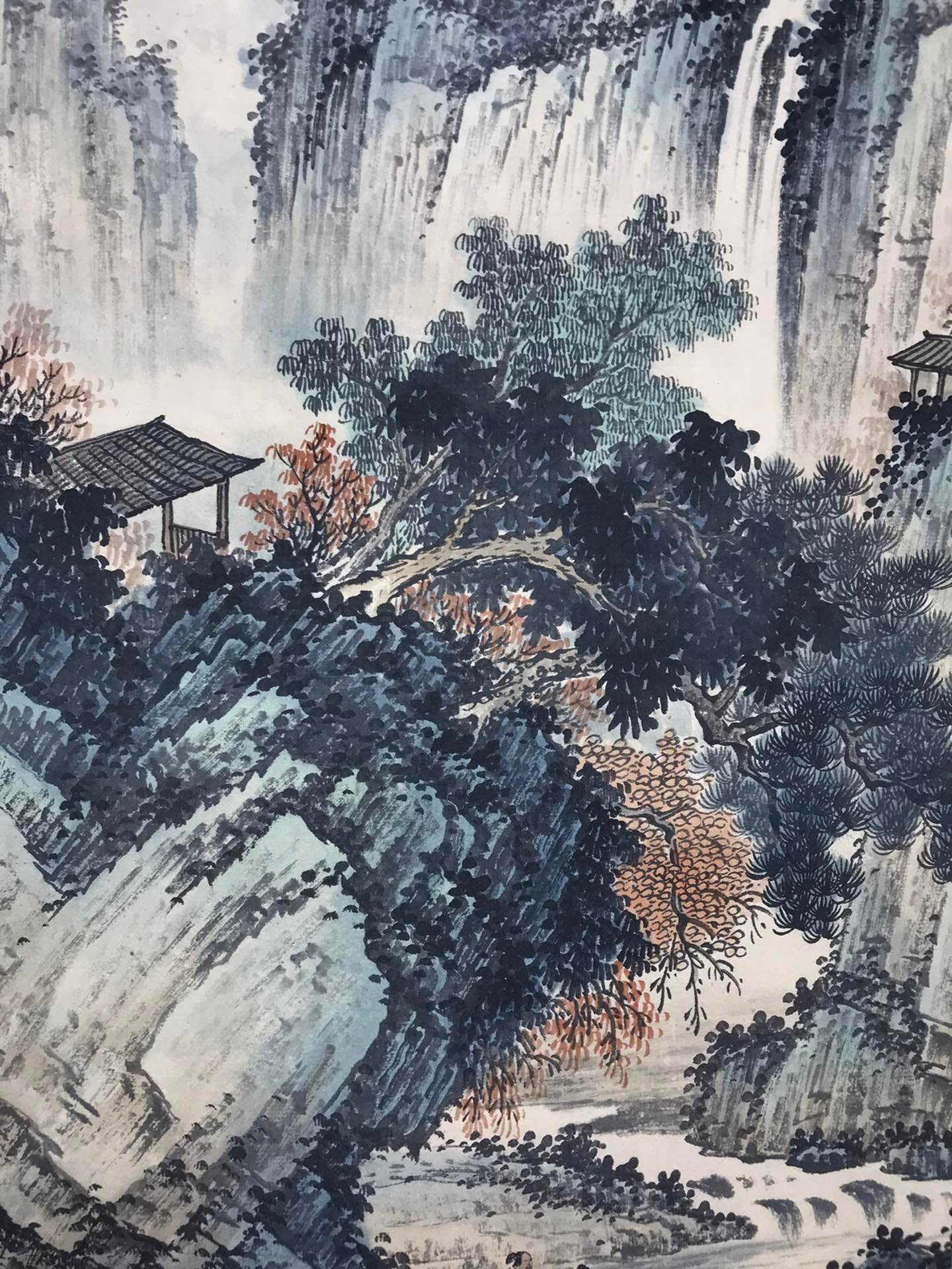 Chinese scroll painting Yuan Songnian