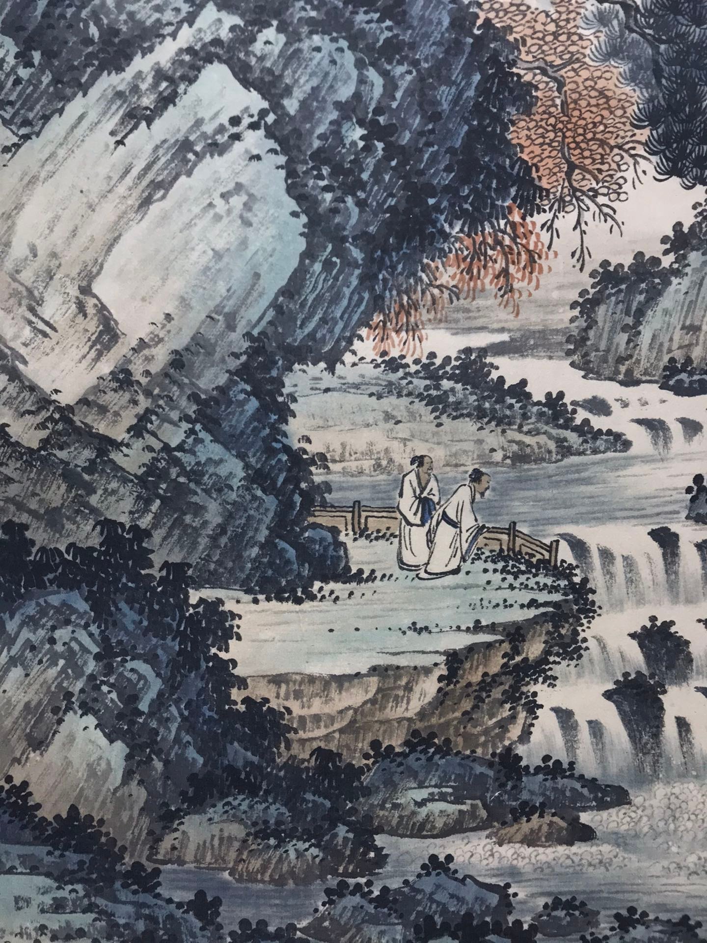 Chinese scroll painting Yuan Songnian
