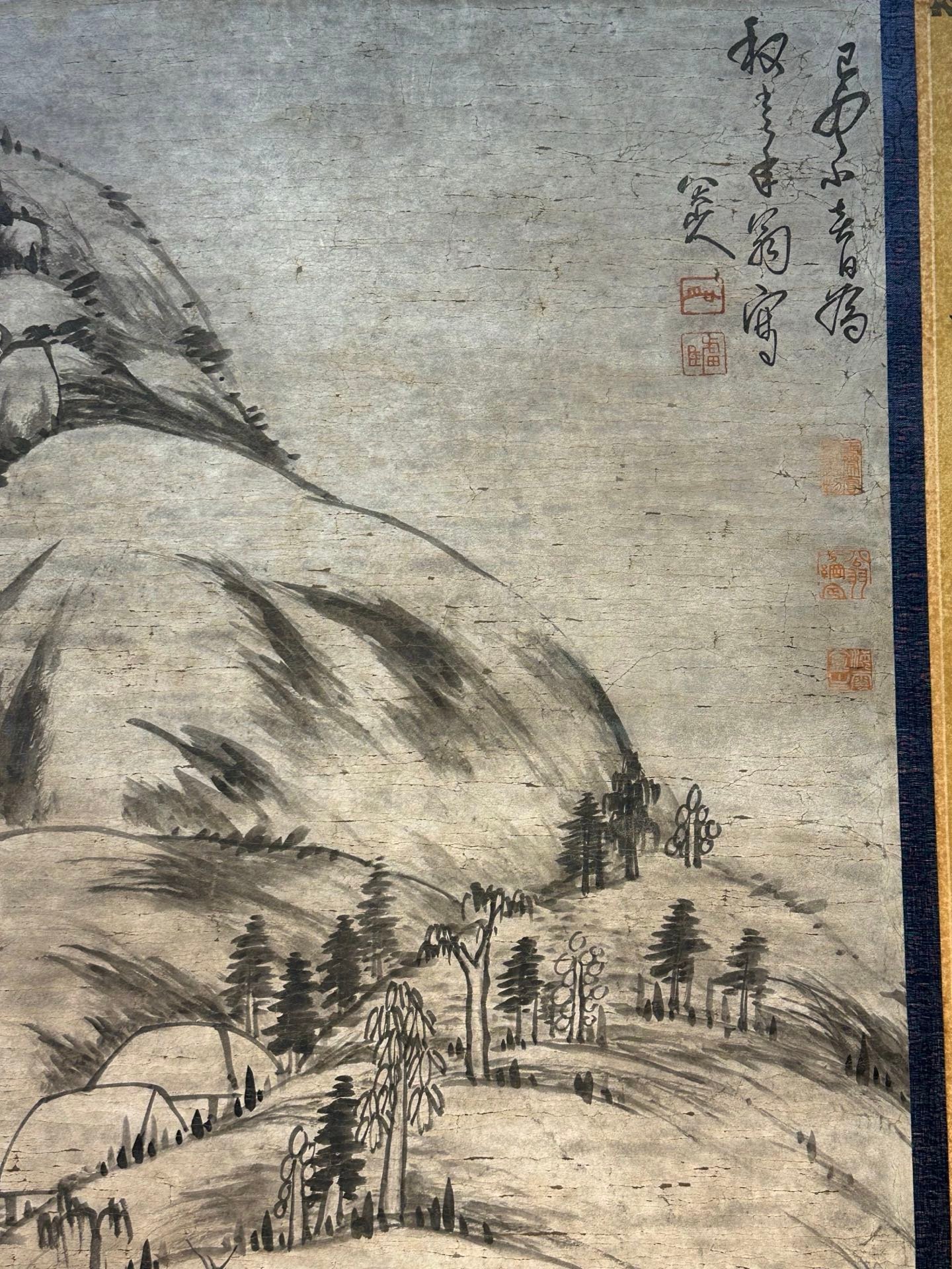 Chinese scroll painting Ba Da Shan Ren