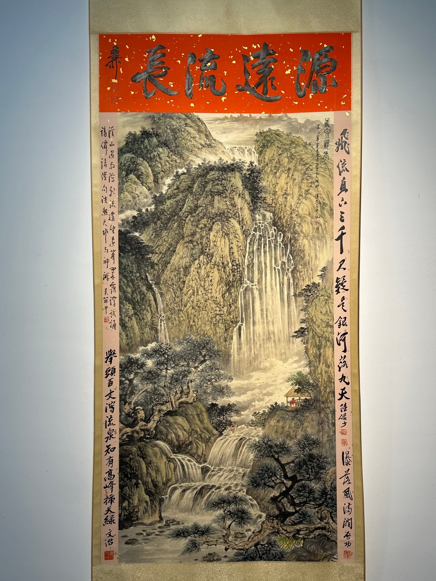 Chinese scroll painting Fu Baoshi