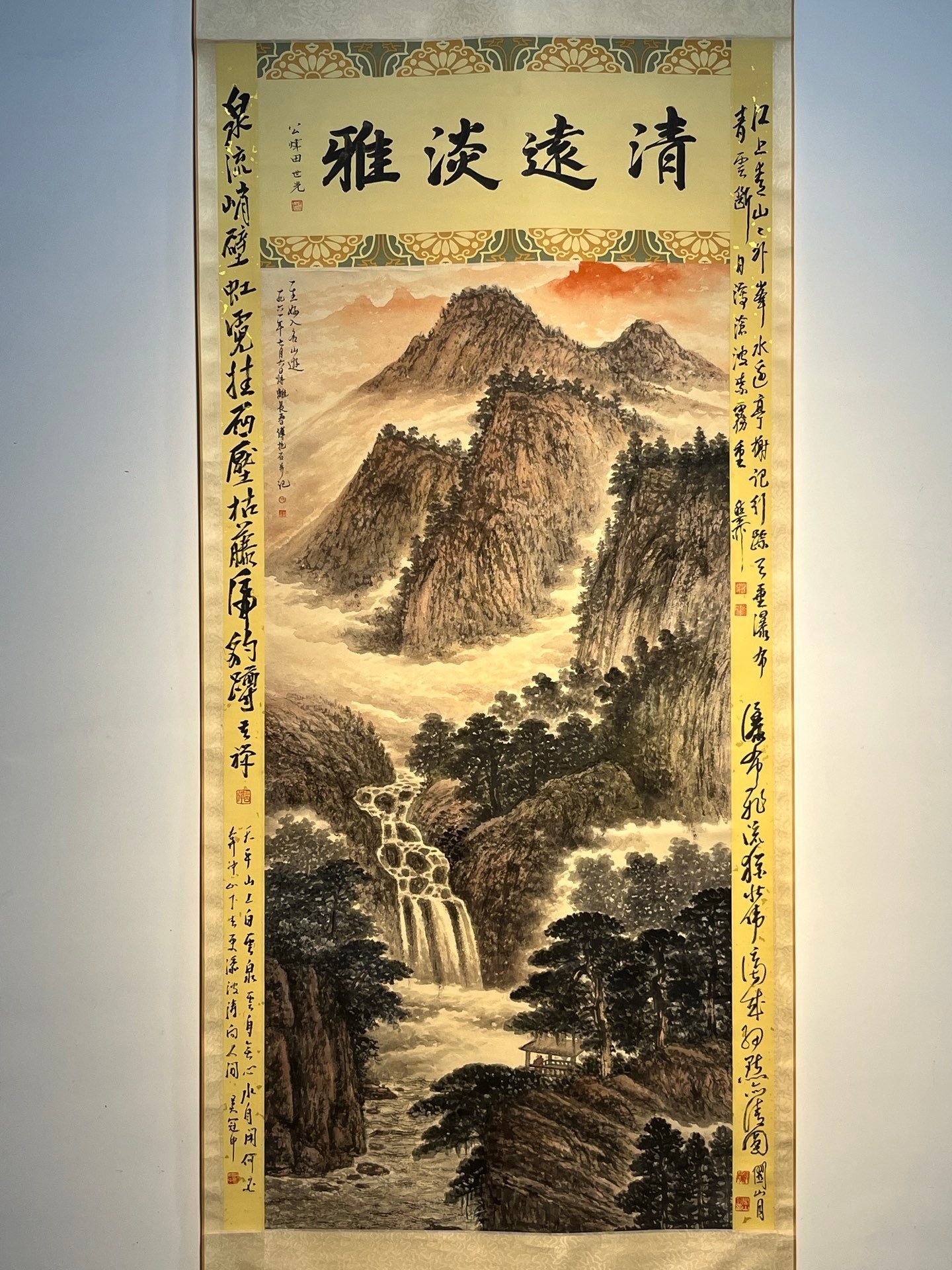 Chinese scroll painting Fu Baoshi