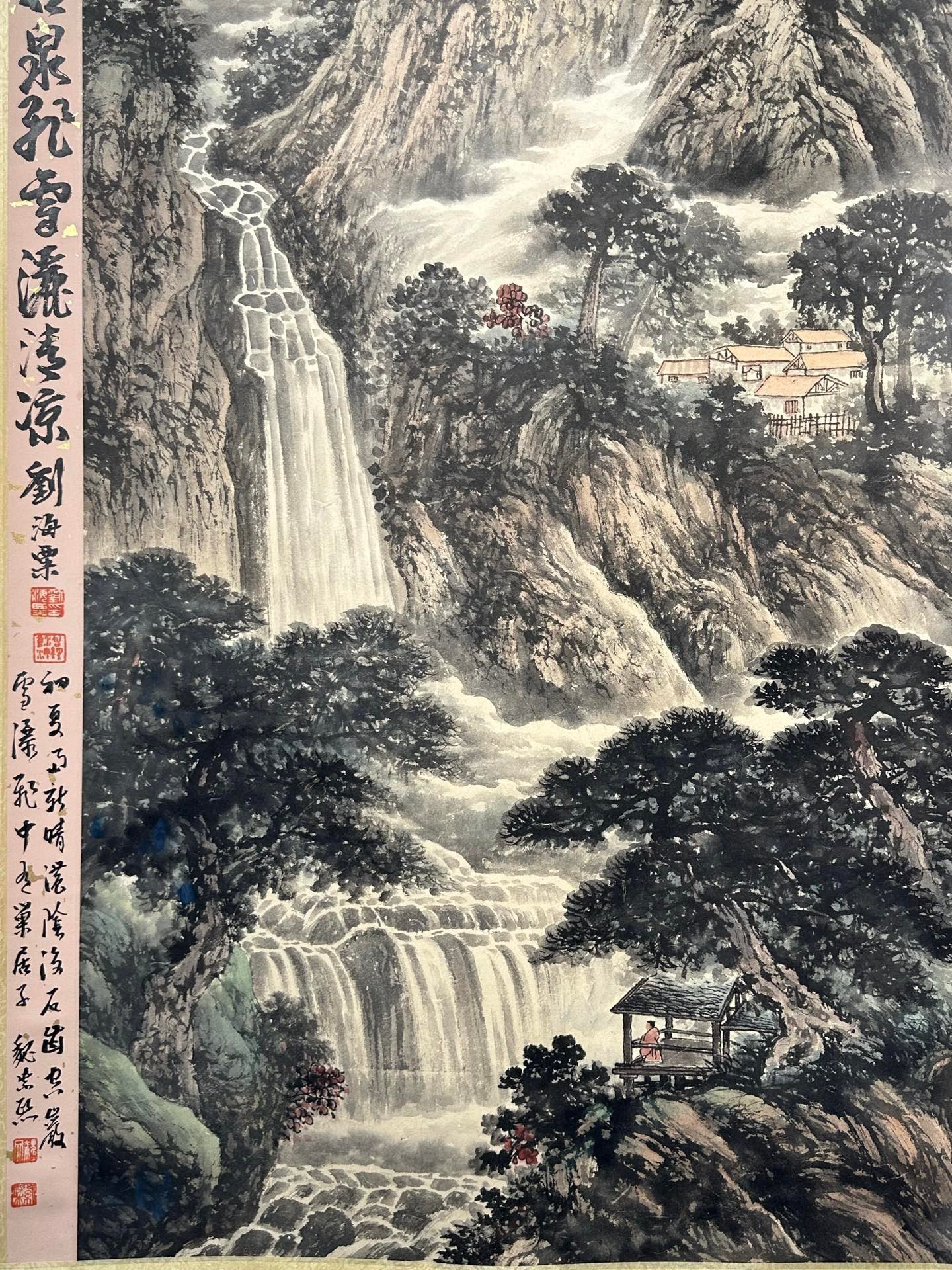 Chinese scroll painting Fu Baoshi
