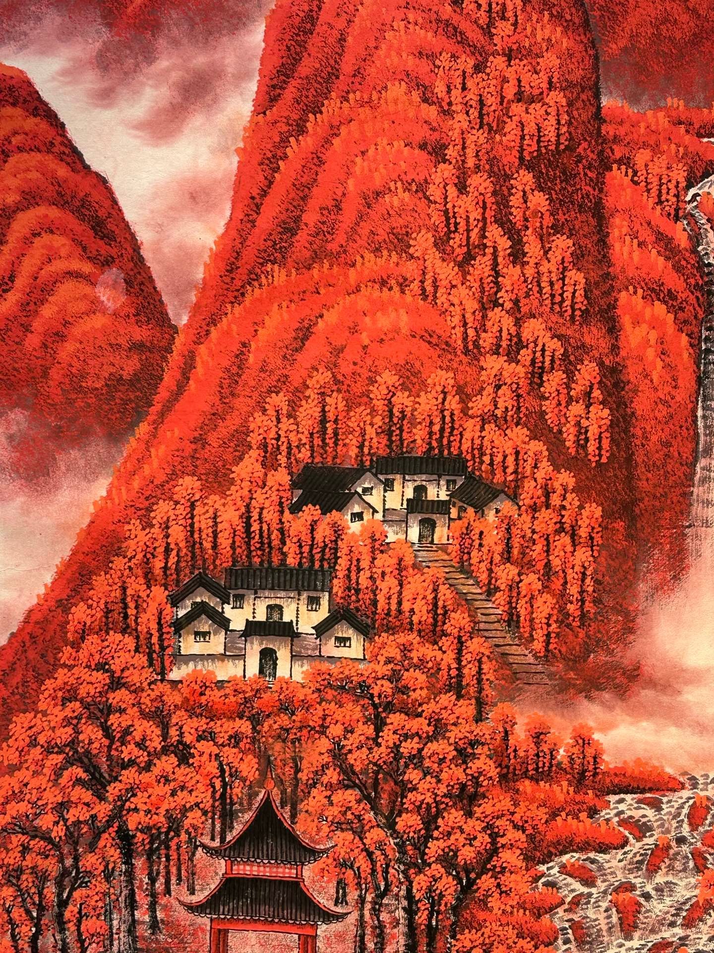 Chinese scroll painting Li Keran