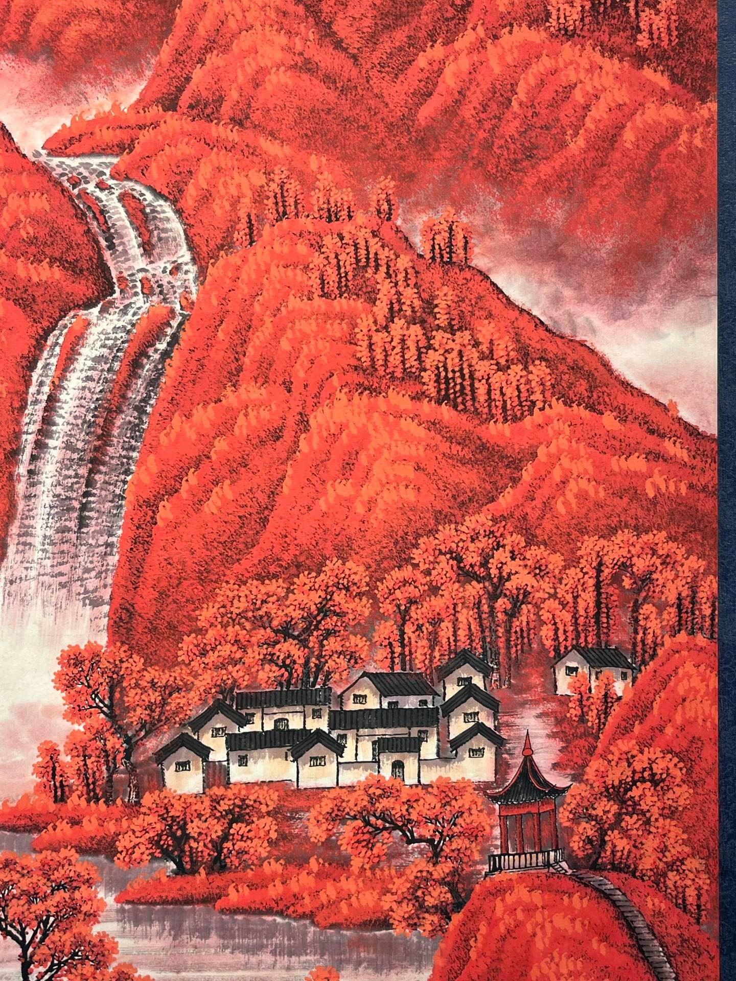 Chinese scroll painting Li Keran