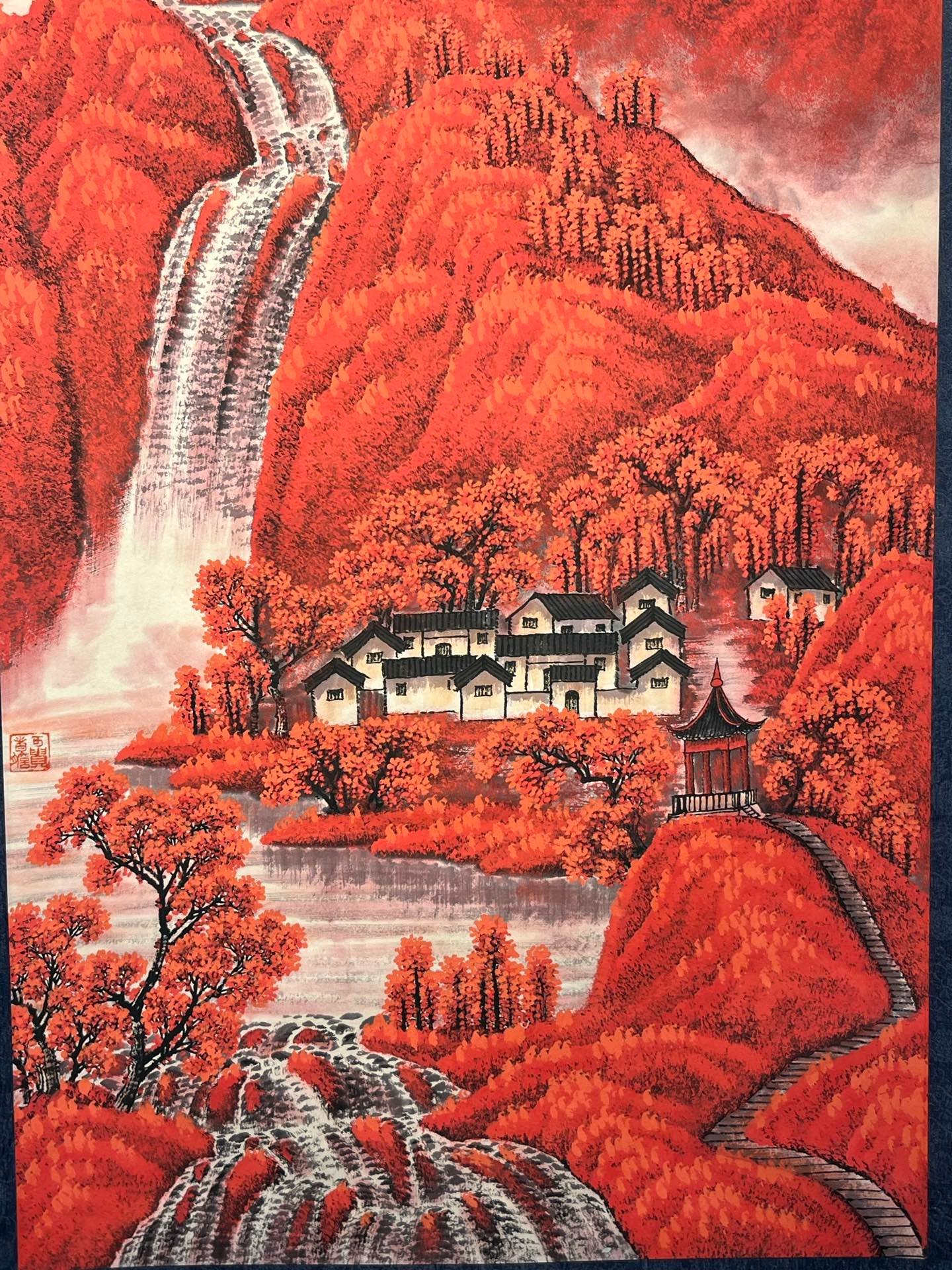 Chinese scroll painting Li Keran