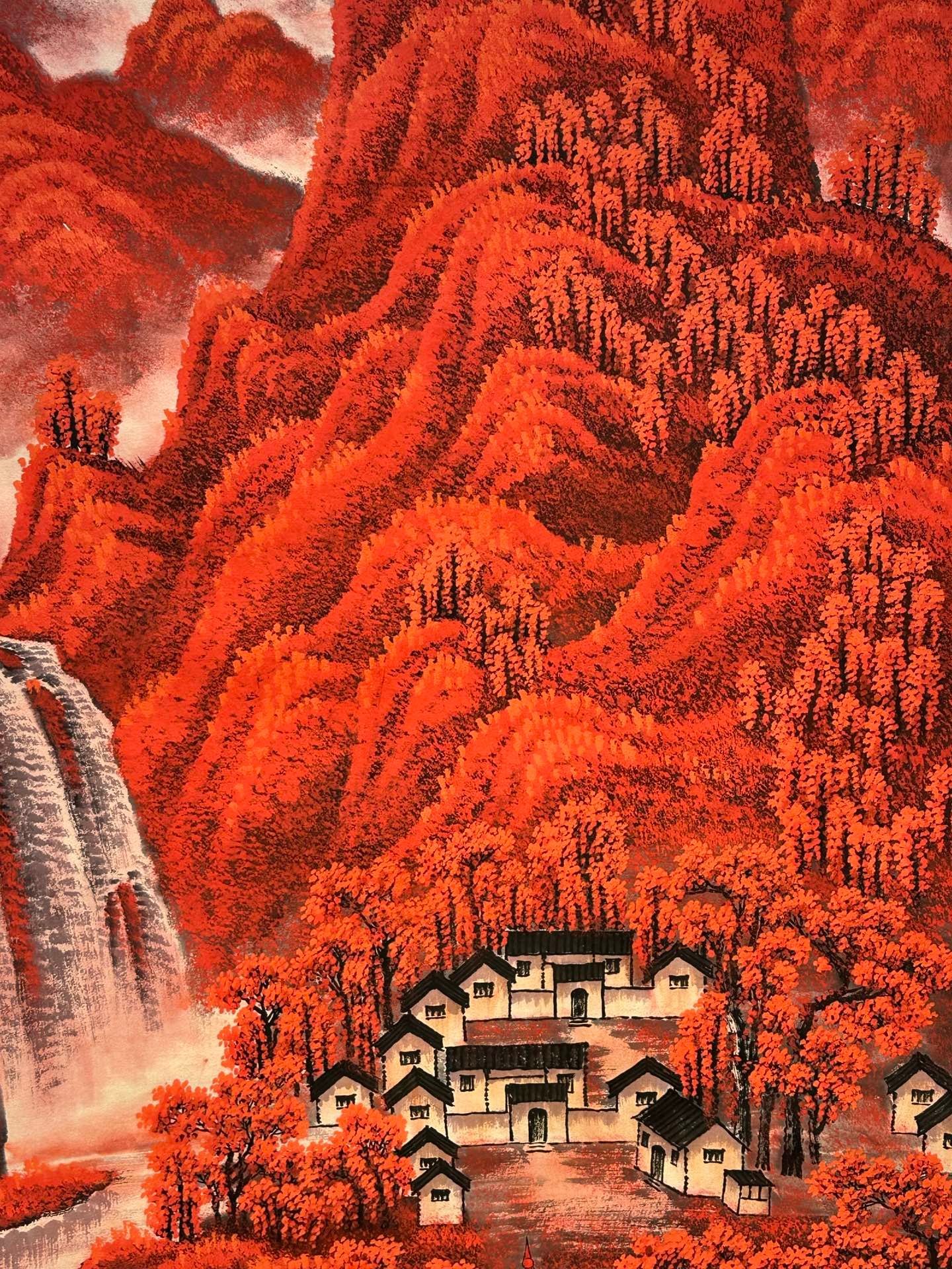 Chinese scroll painting Li Keran
