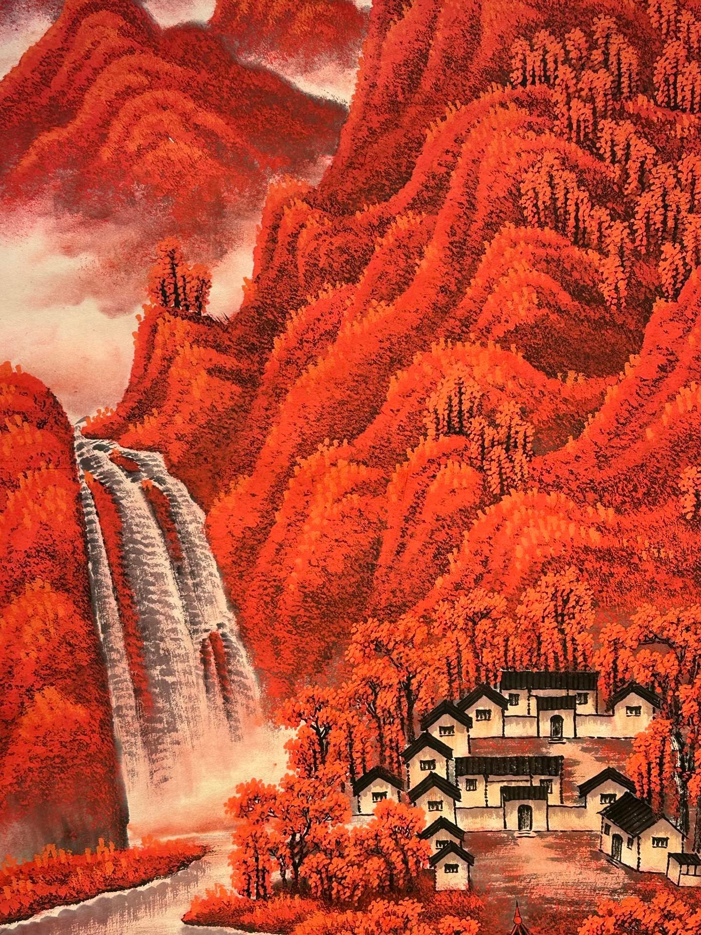 Chinese scroll painting Li Keran