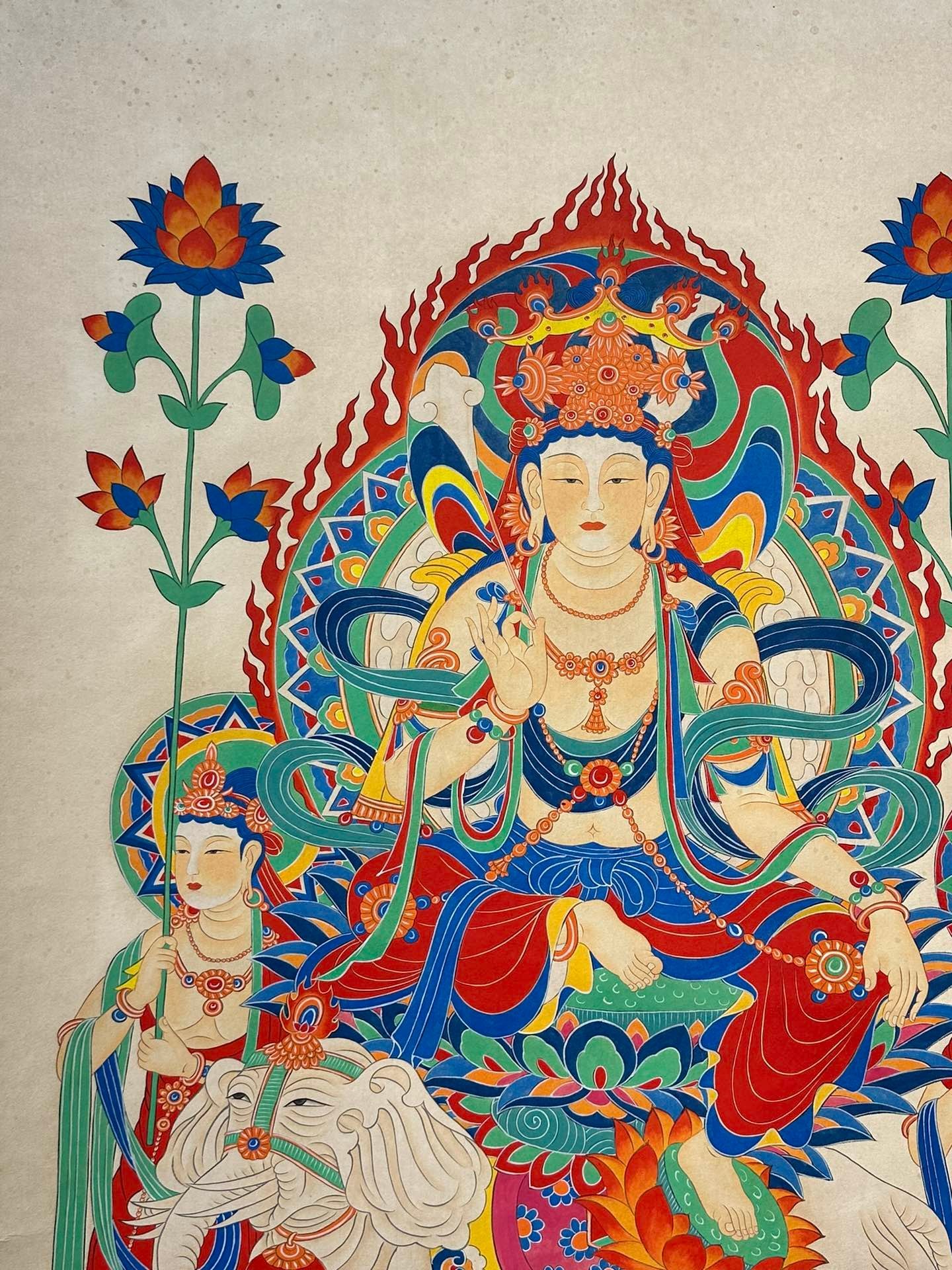Chinese scroll painting Zhang Daqian