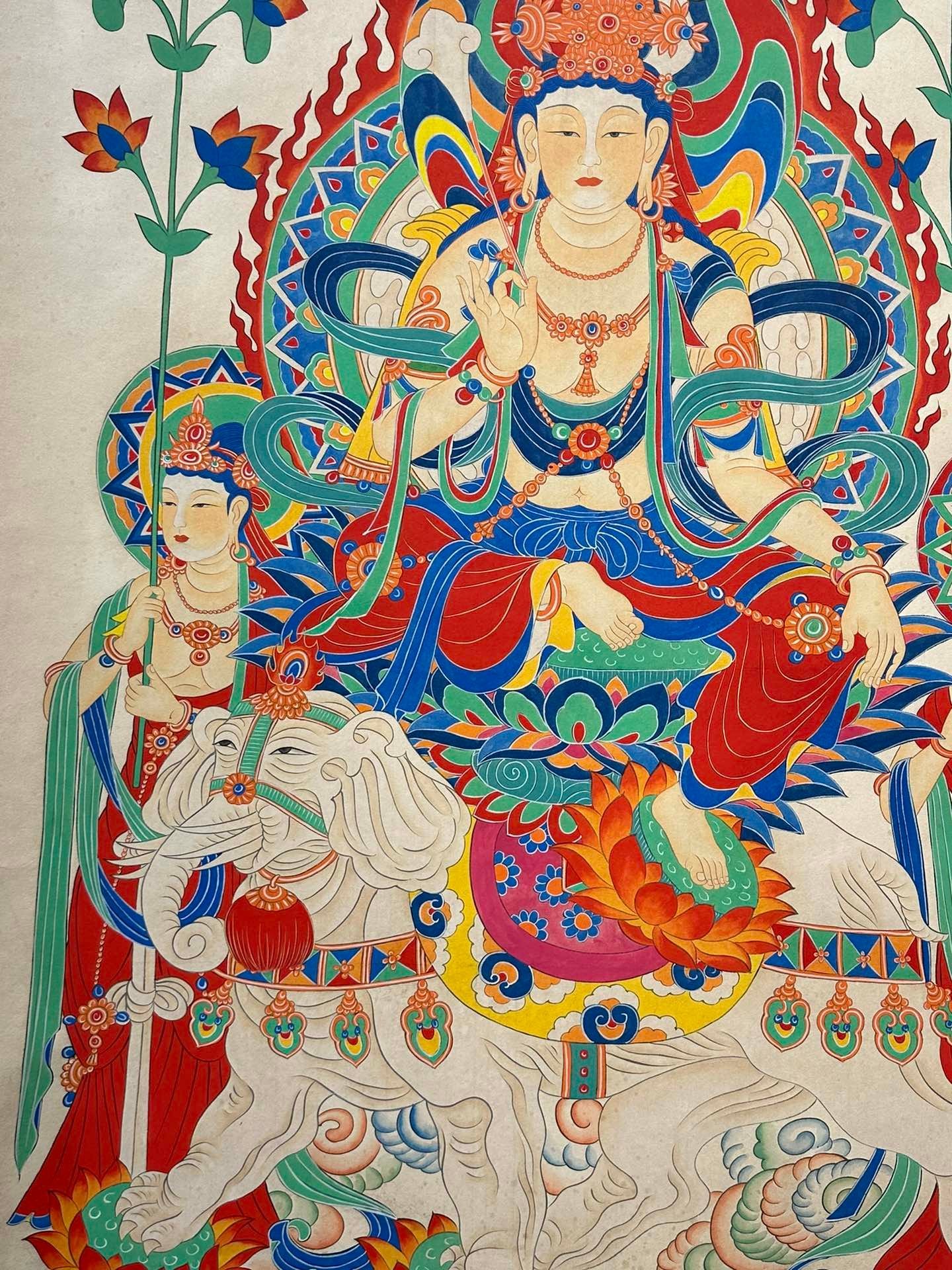 Chinese scroll painting Zhang Daqian