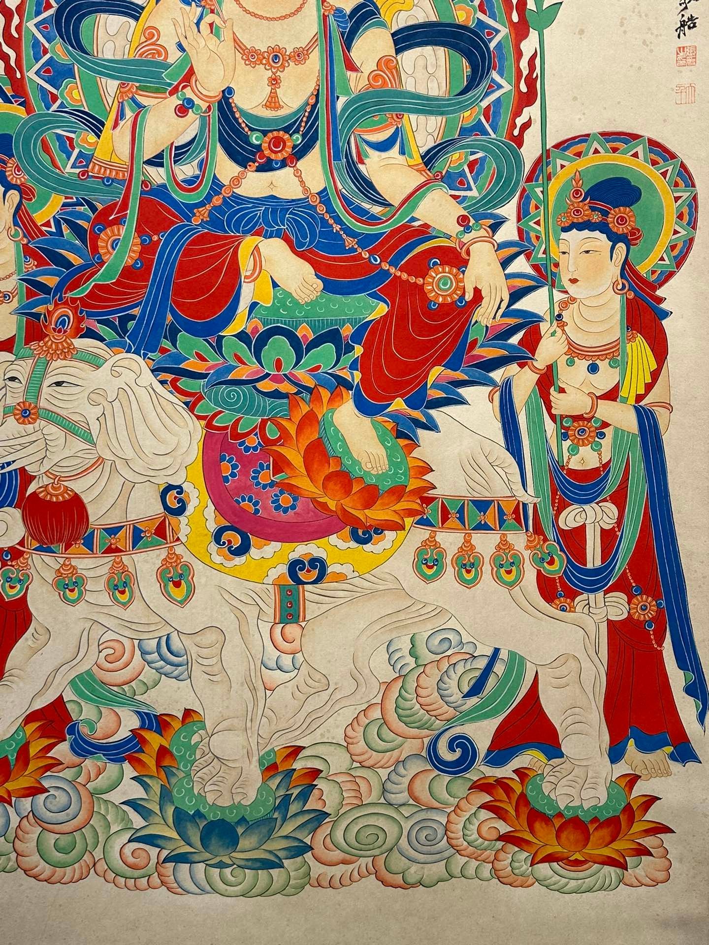 Chinese scroll painting Zhang Daqian