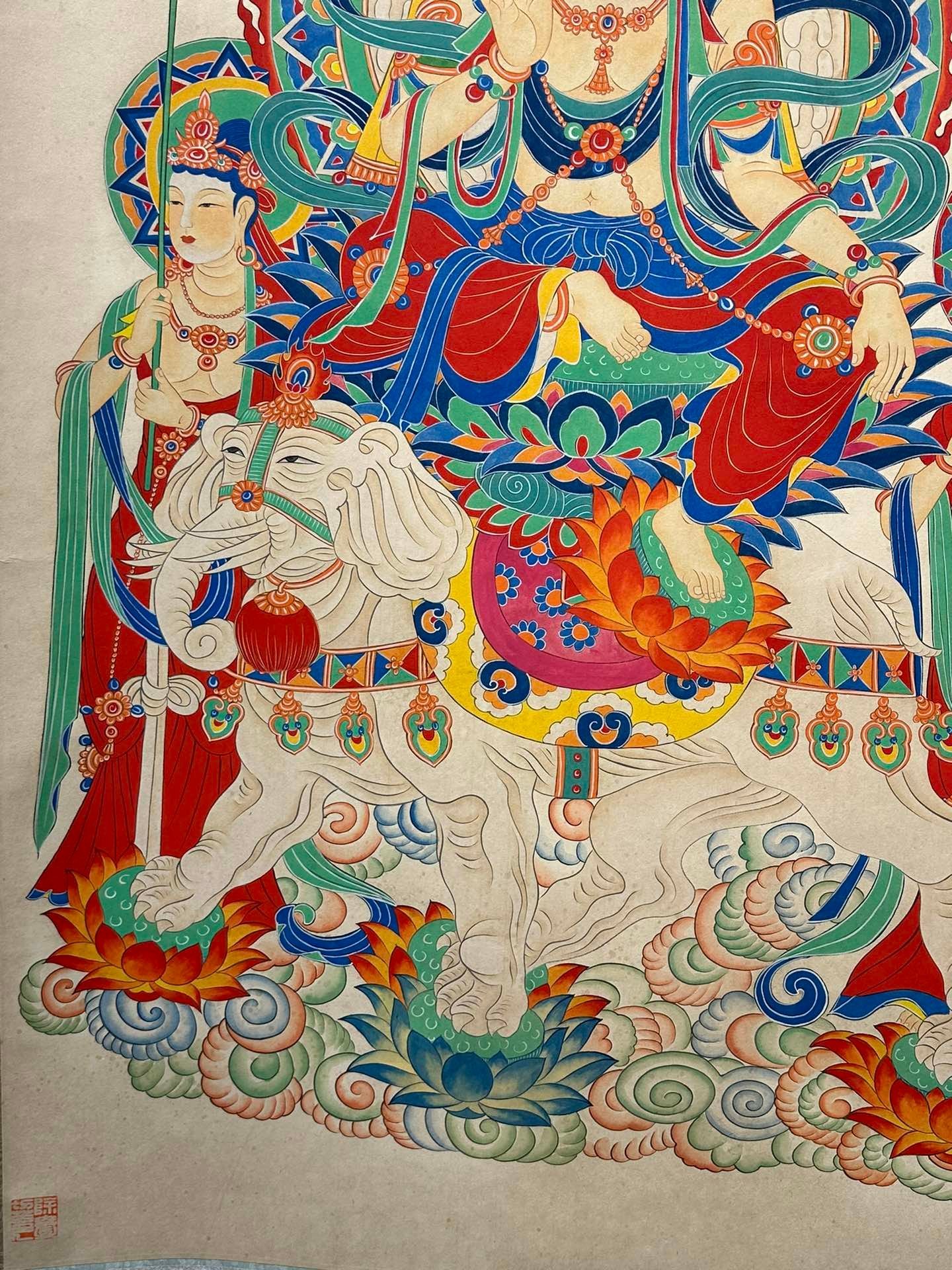 Chinese scroll painting Zhang Daqian
