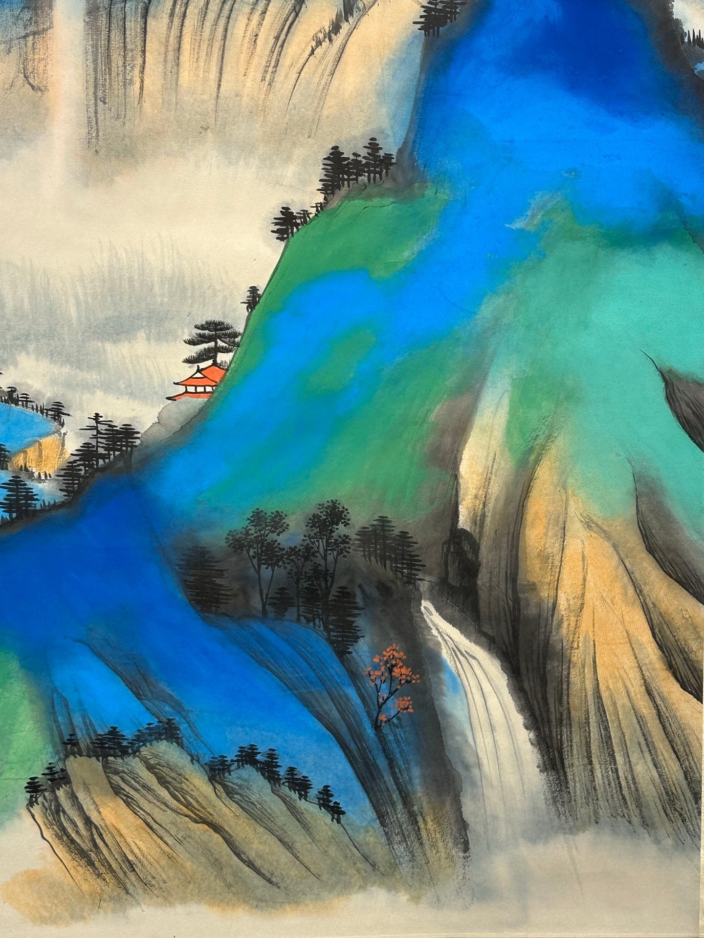 Chinese scroll painting Zhang Daqian