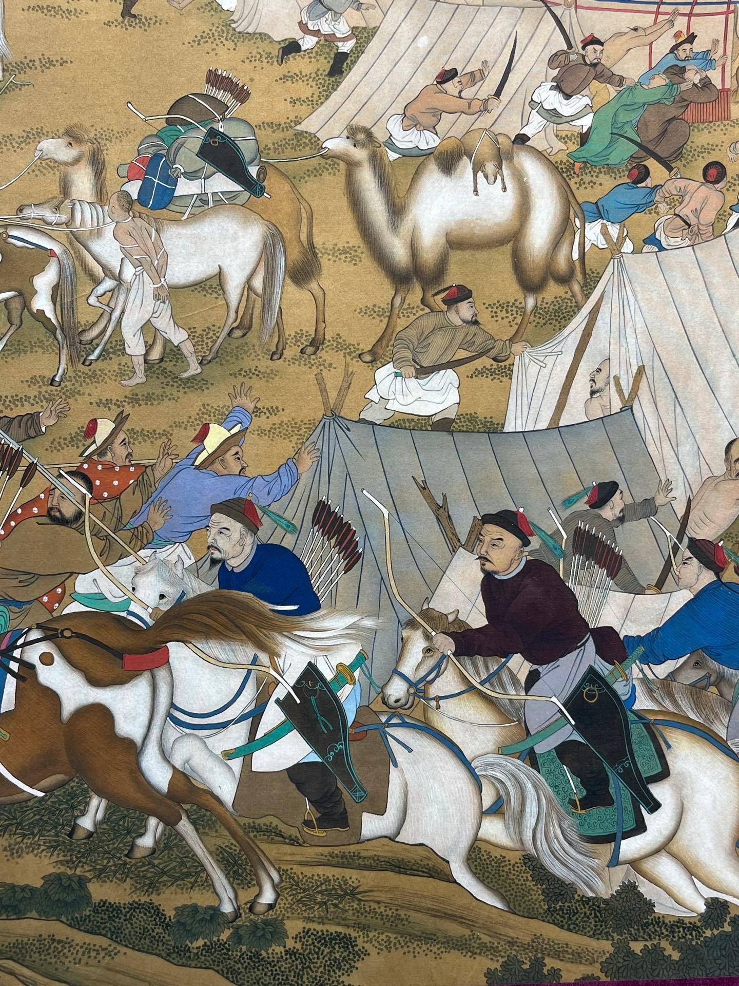 Chinese scroll painting Giuseppe