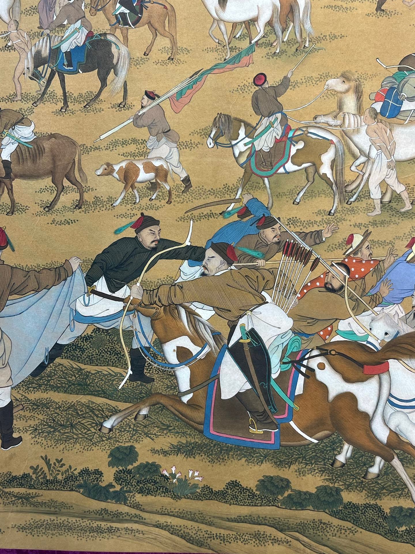 Chinese scroll painting Giuseppe